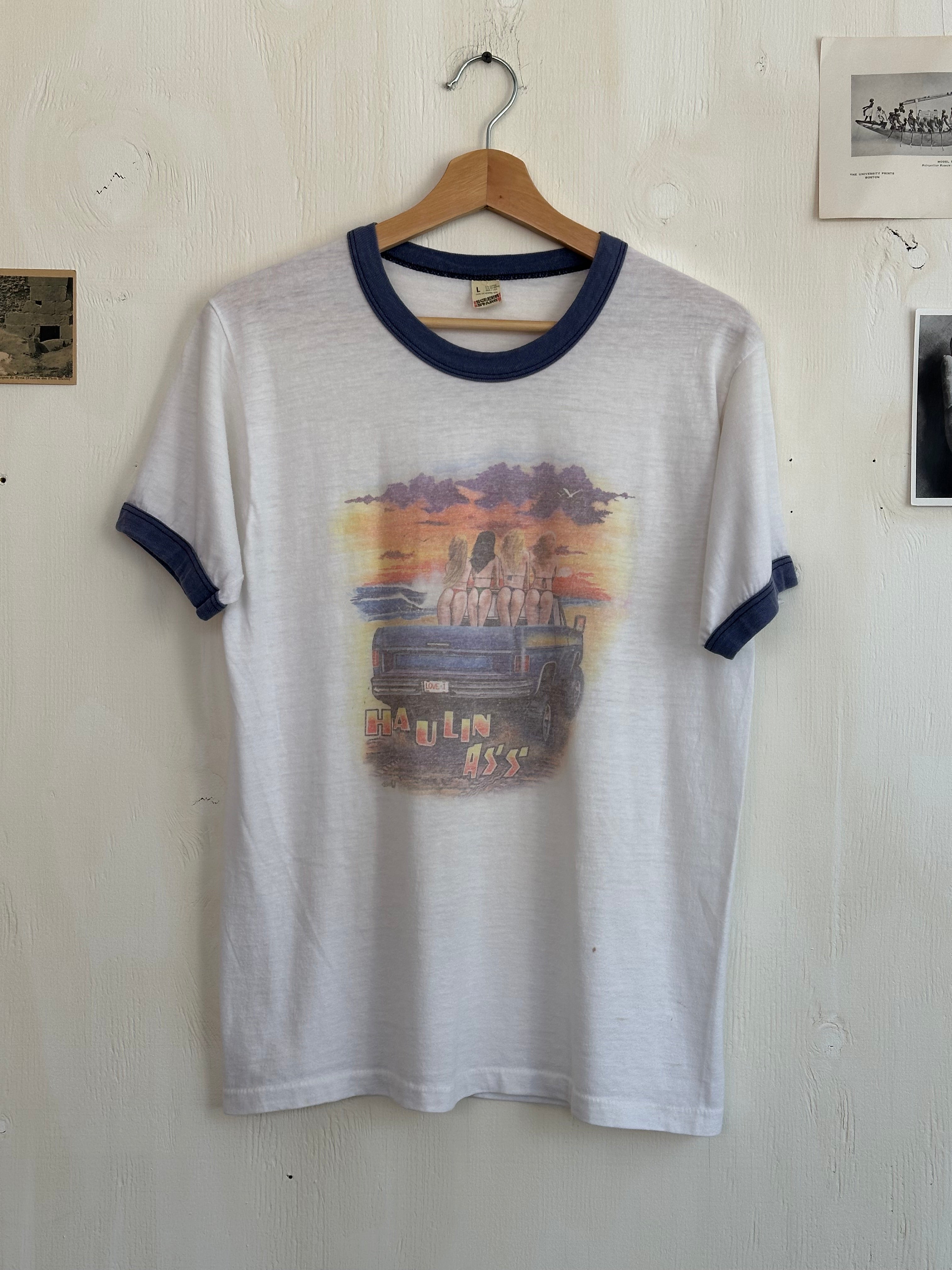1970s Faded Haulin Ass Ringer (M)