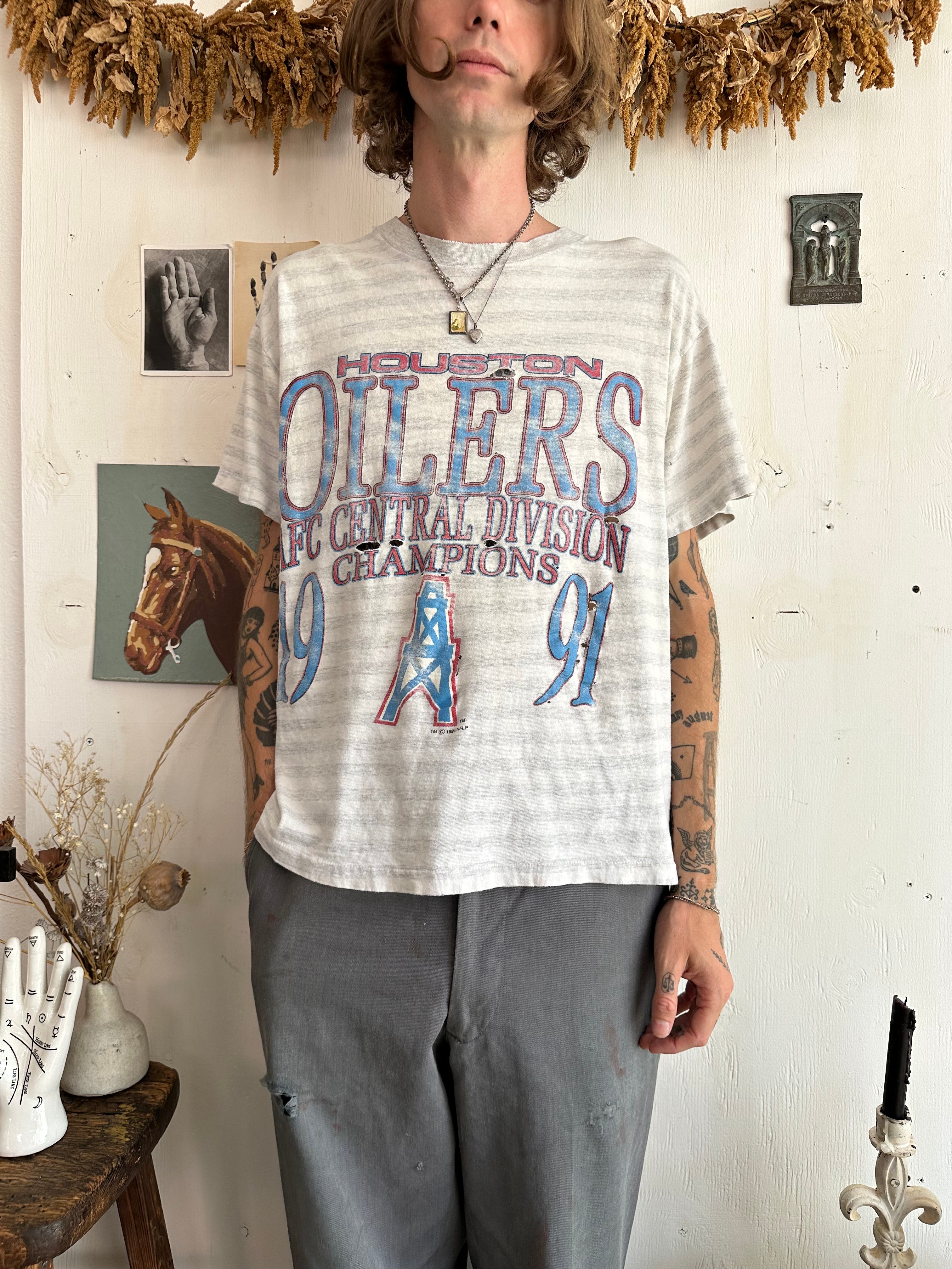 1991 Thrashed Oilers Tee (Boxy L/XL)