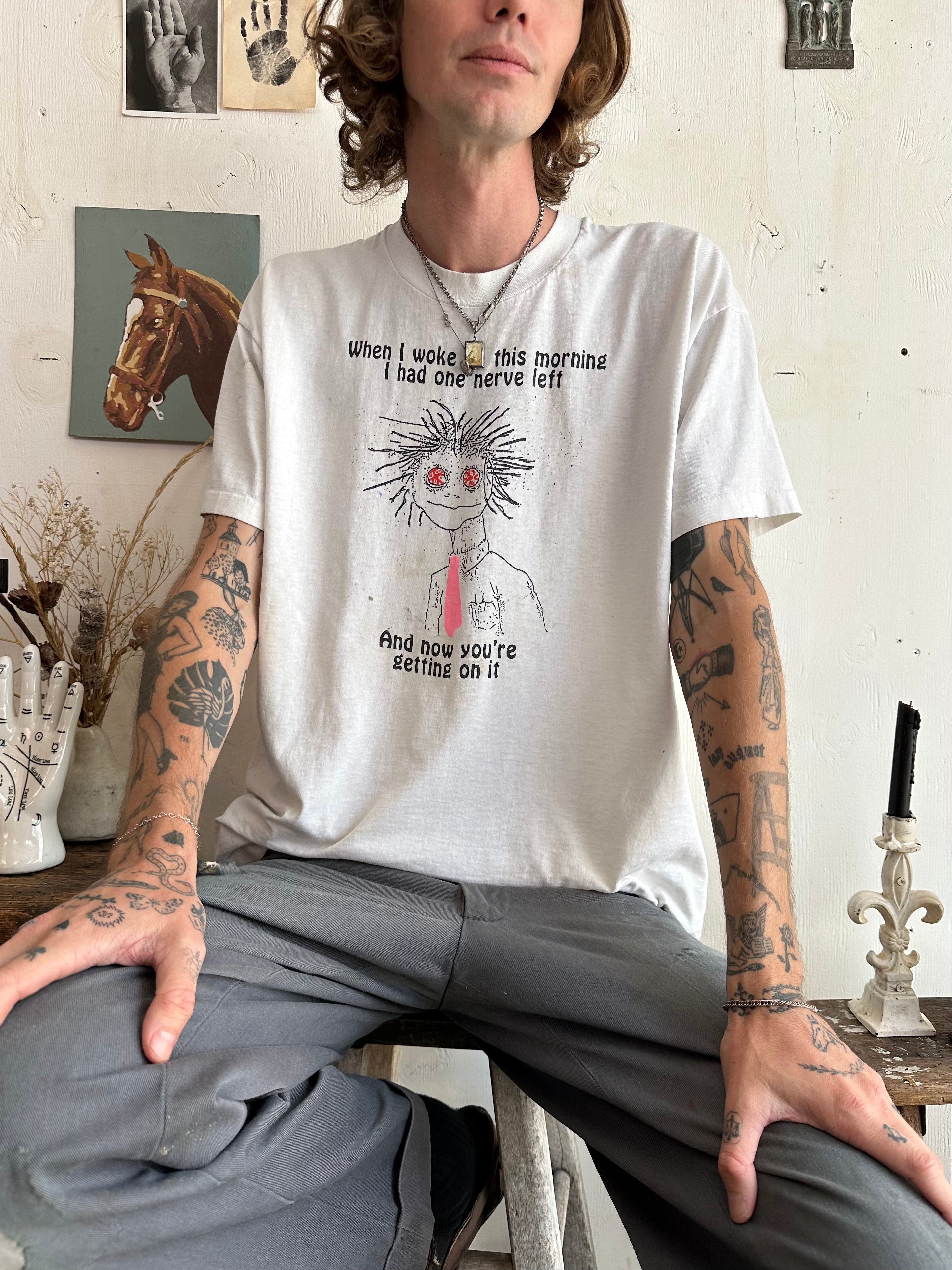 1980s One Nerve Left Tee (XL)
