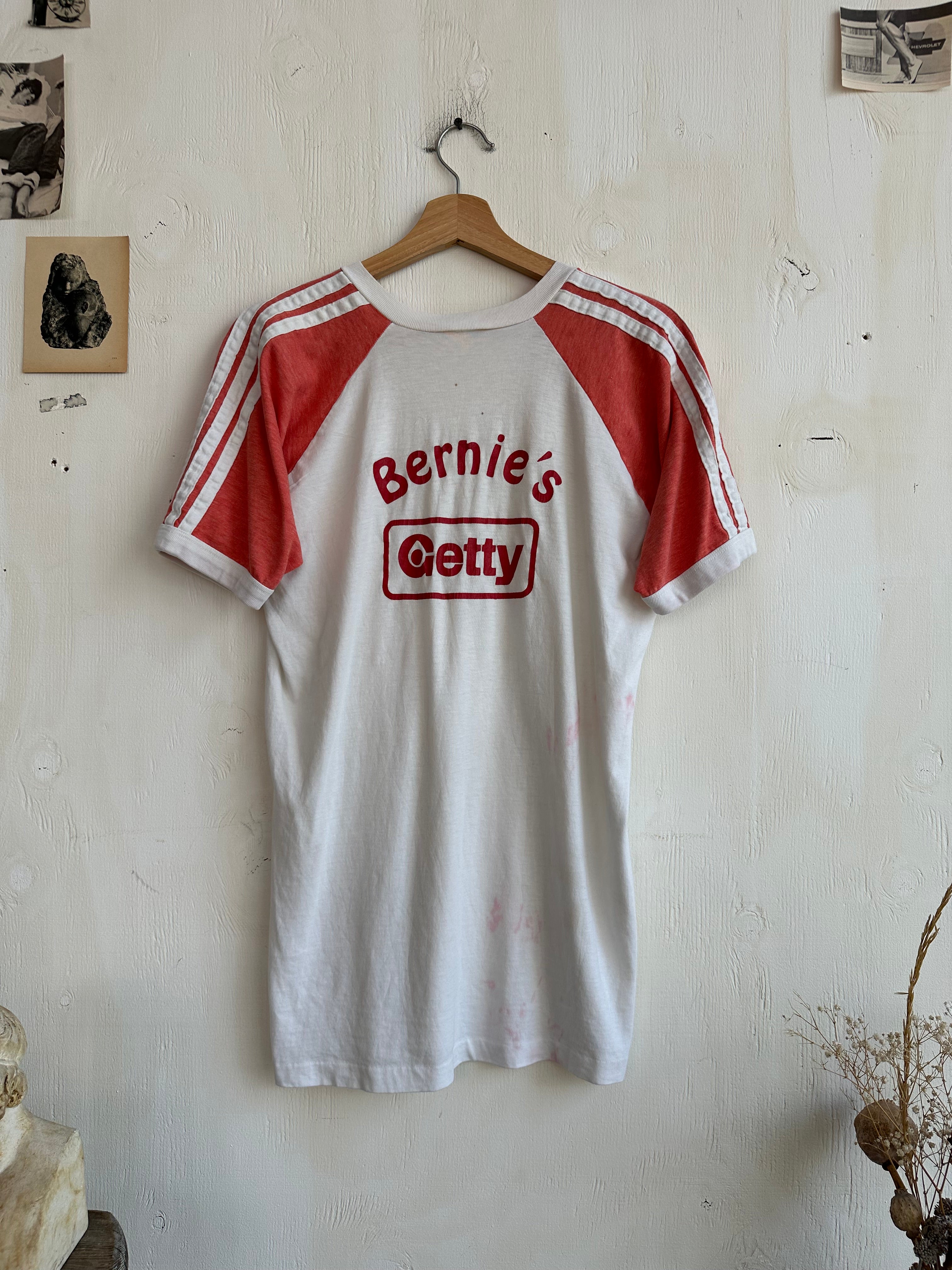 1980s Faded Bernie’s Getty Athletic Tee (M)