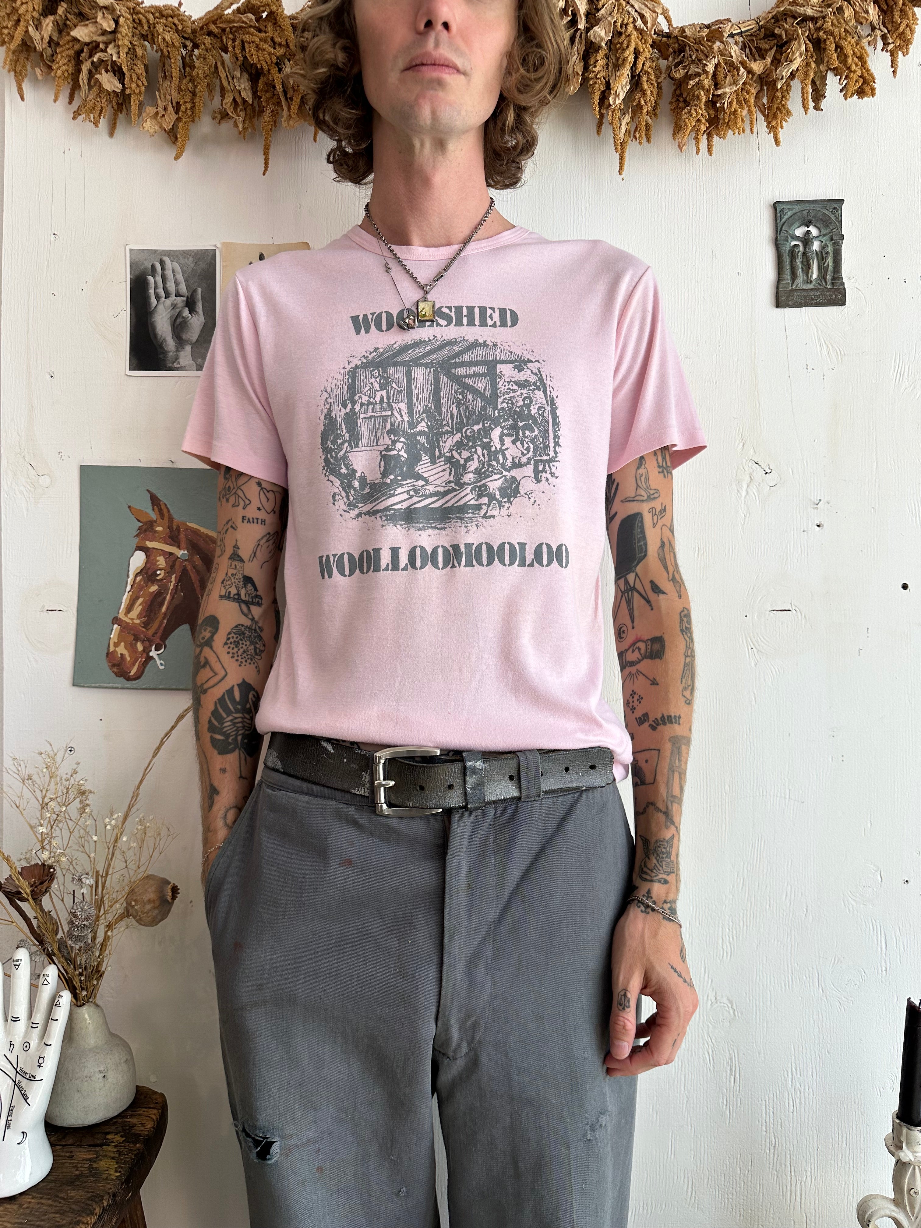 1970s Woolshed Champion Shearer Tee (M)