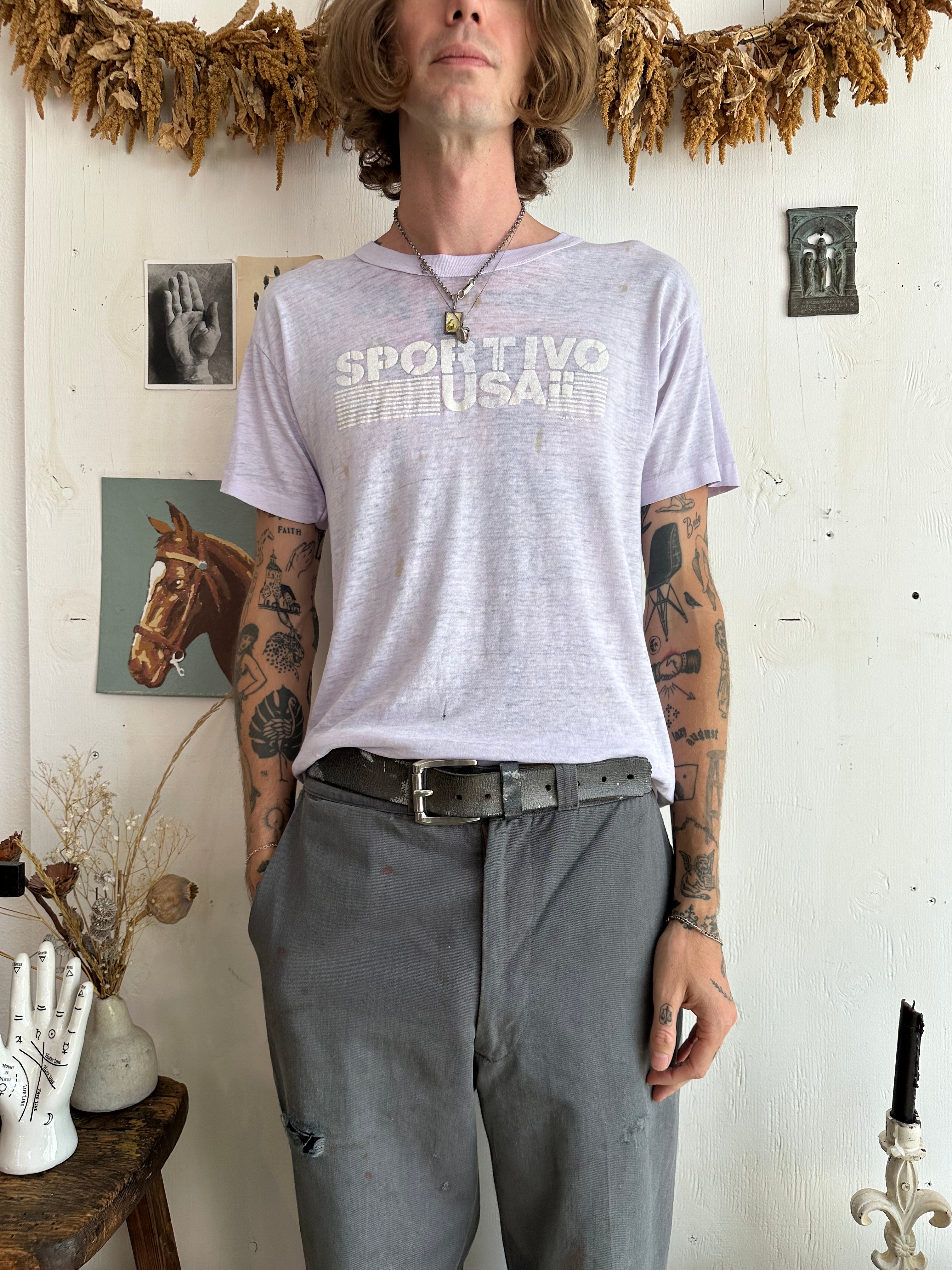 1982 Paper Thin Sportivo T-Shirt (L)