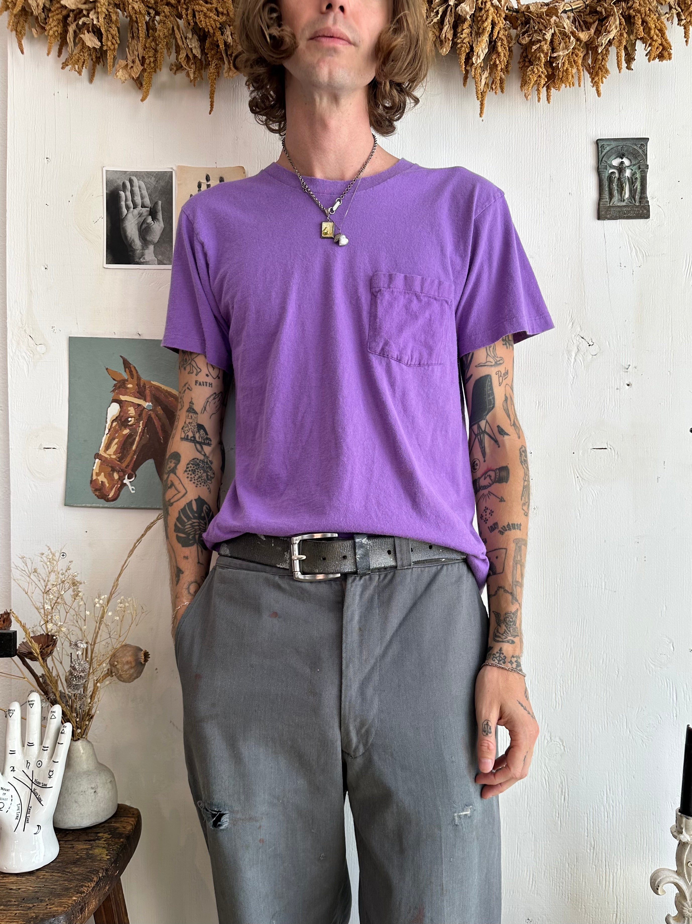 1980s Hanes Pocket Blank (M/L)