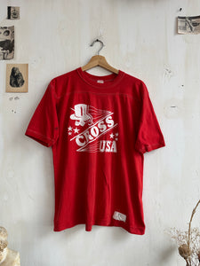 1980s Cross USA Athletic Tee (M/L)