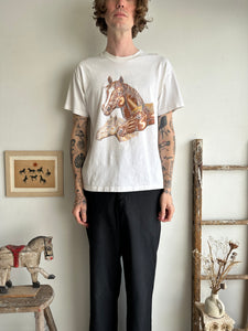 1990s Well-Worn Horses T-Shirt (L)