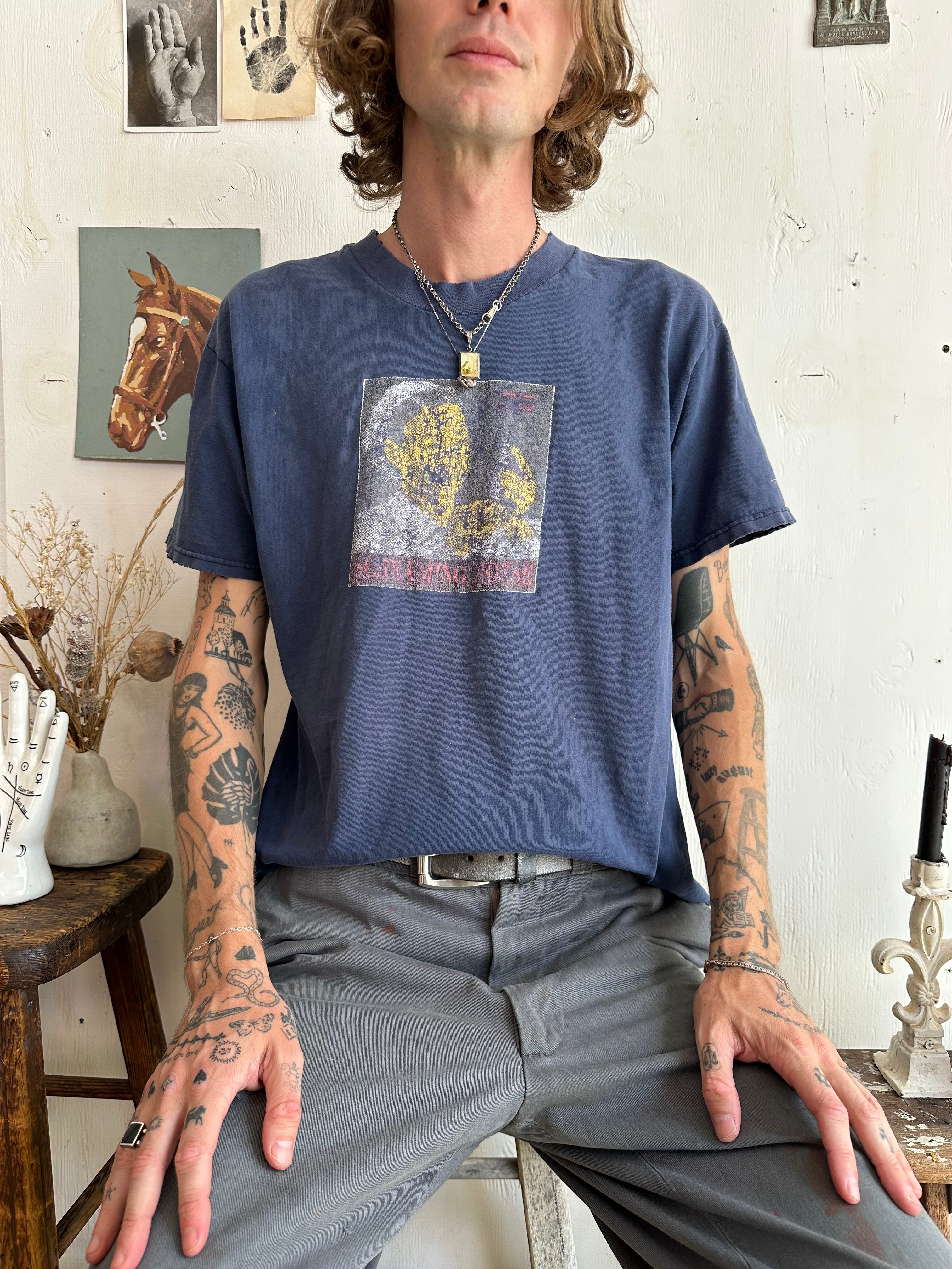 2000s Well Worn Screaming House T-Shirt (L)
