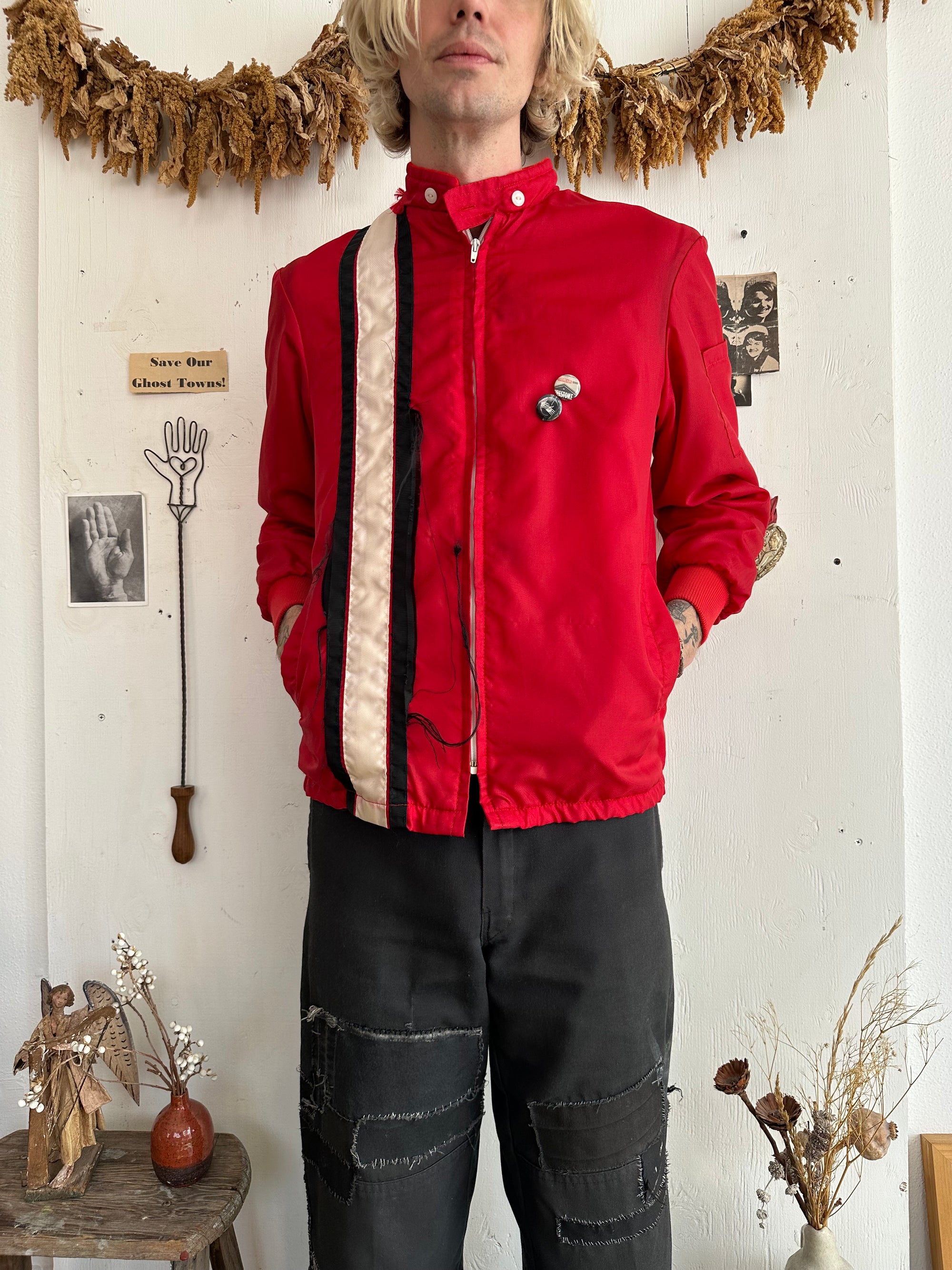 1970s Racing Jacket W/ Pins