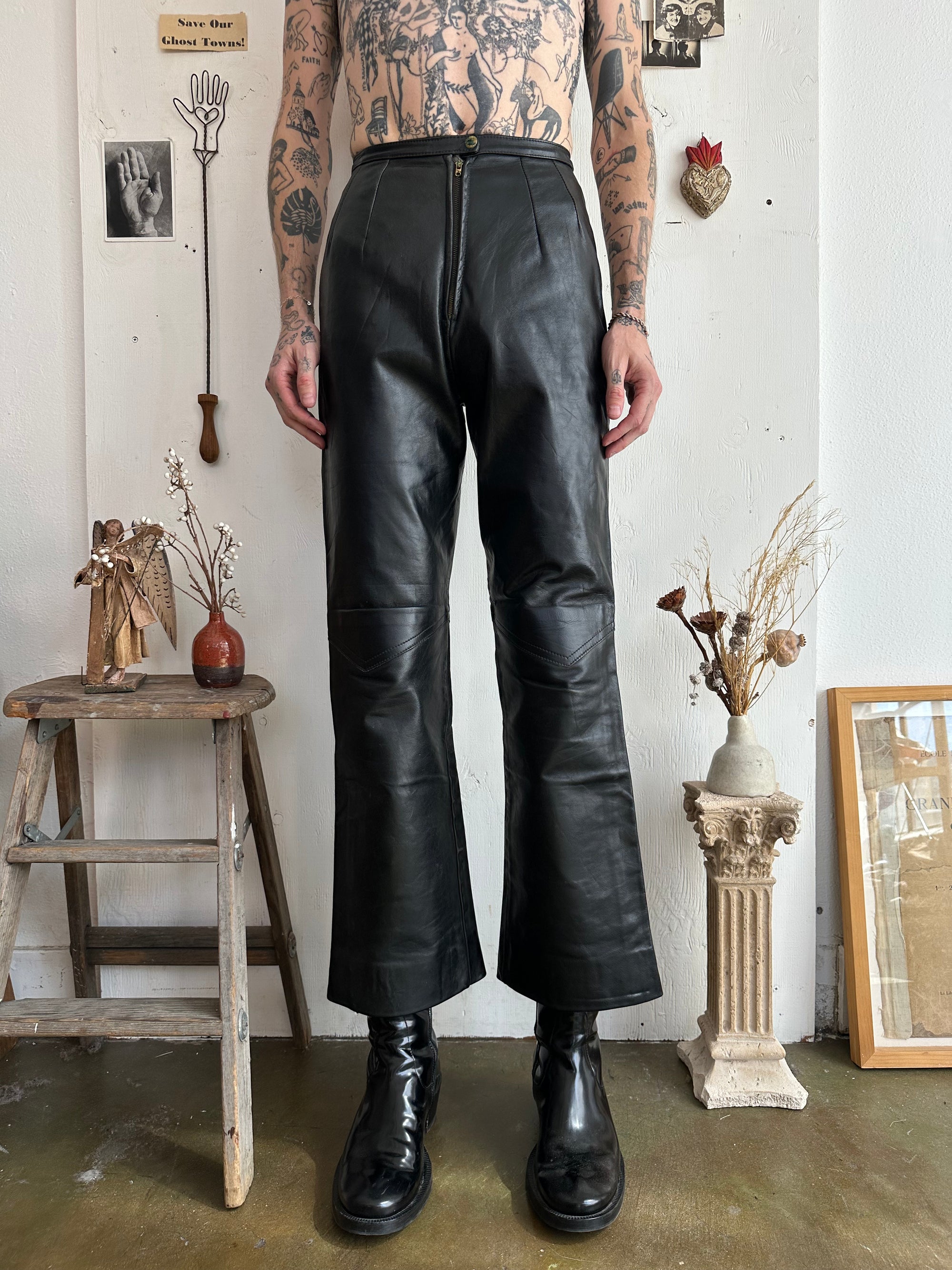 1970s Soft Leather Pants