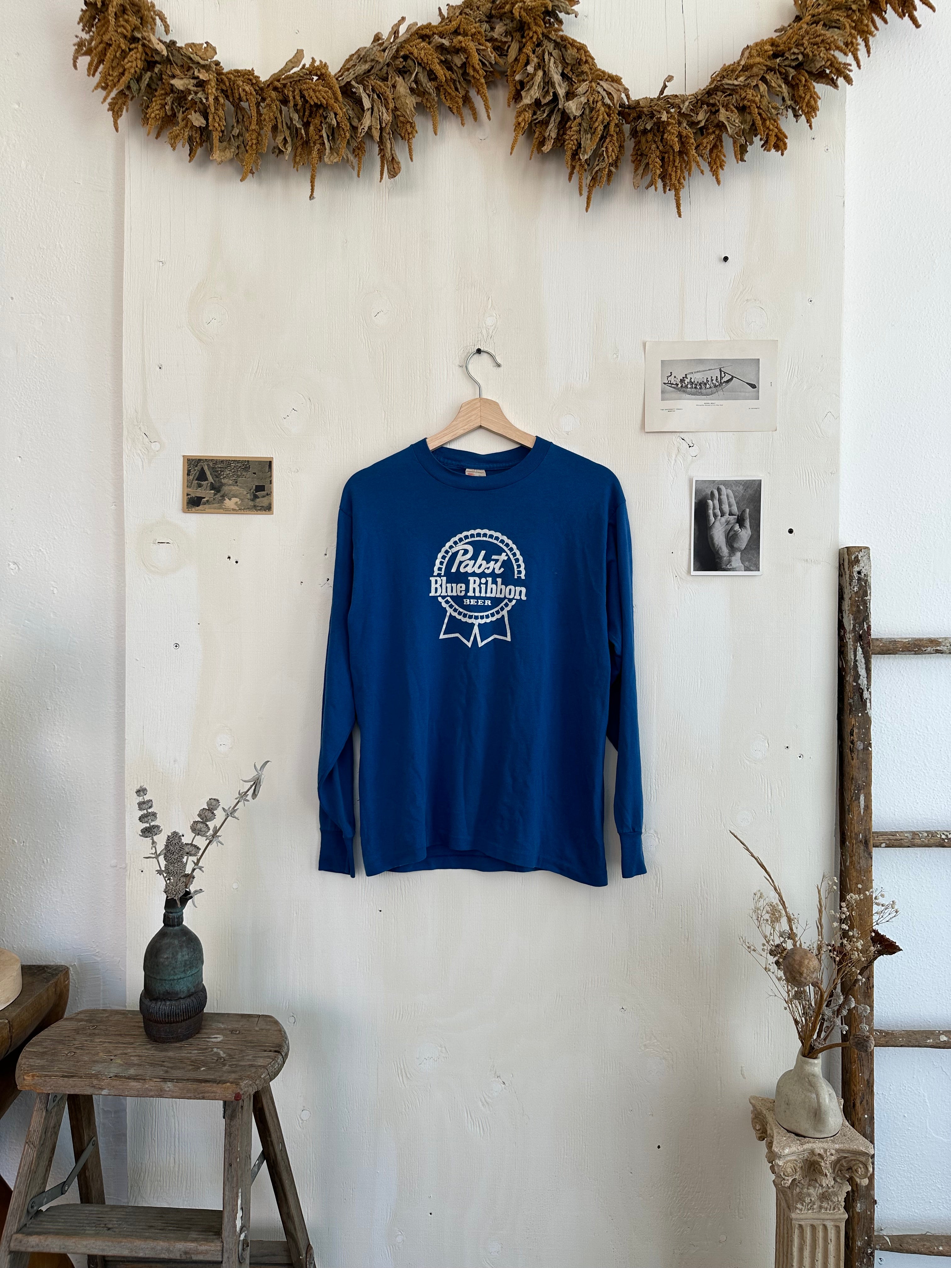 1980s Pabst Blue Ribbon Long Sleeve (M)