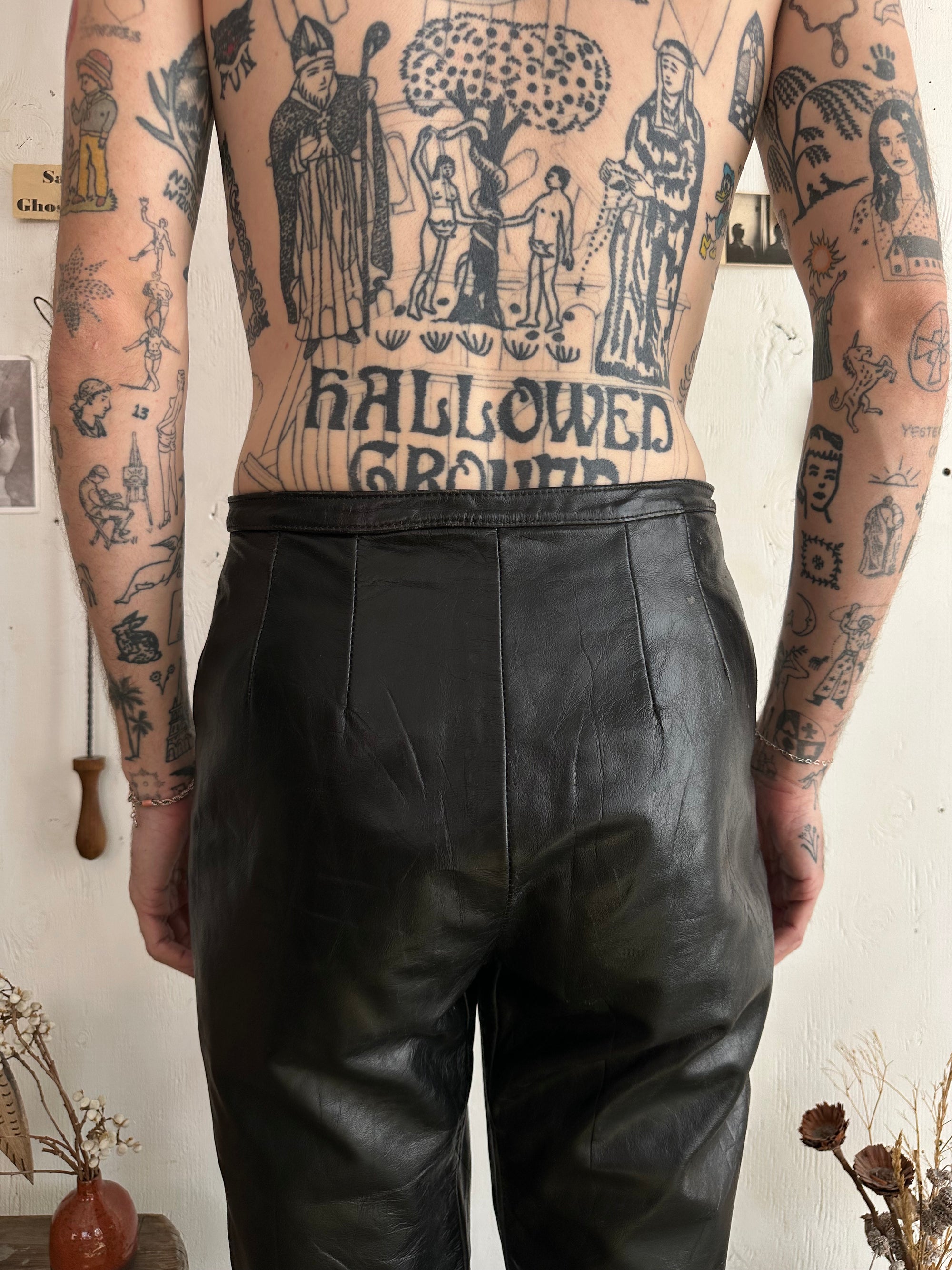 1970s Soft Leather Pants