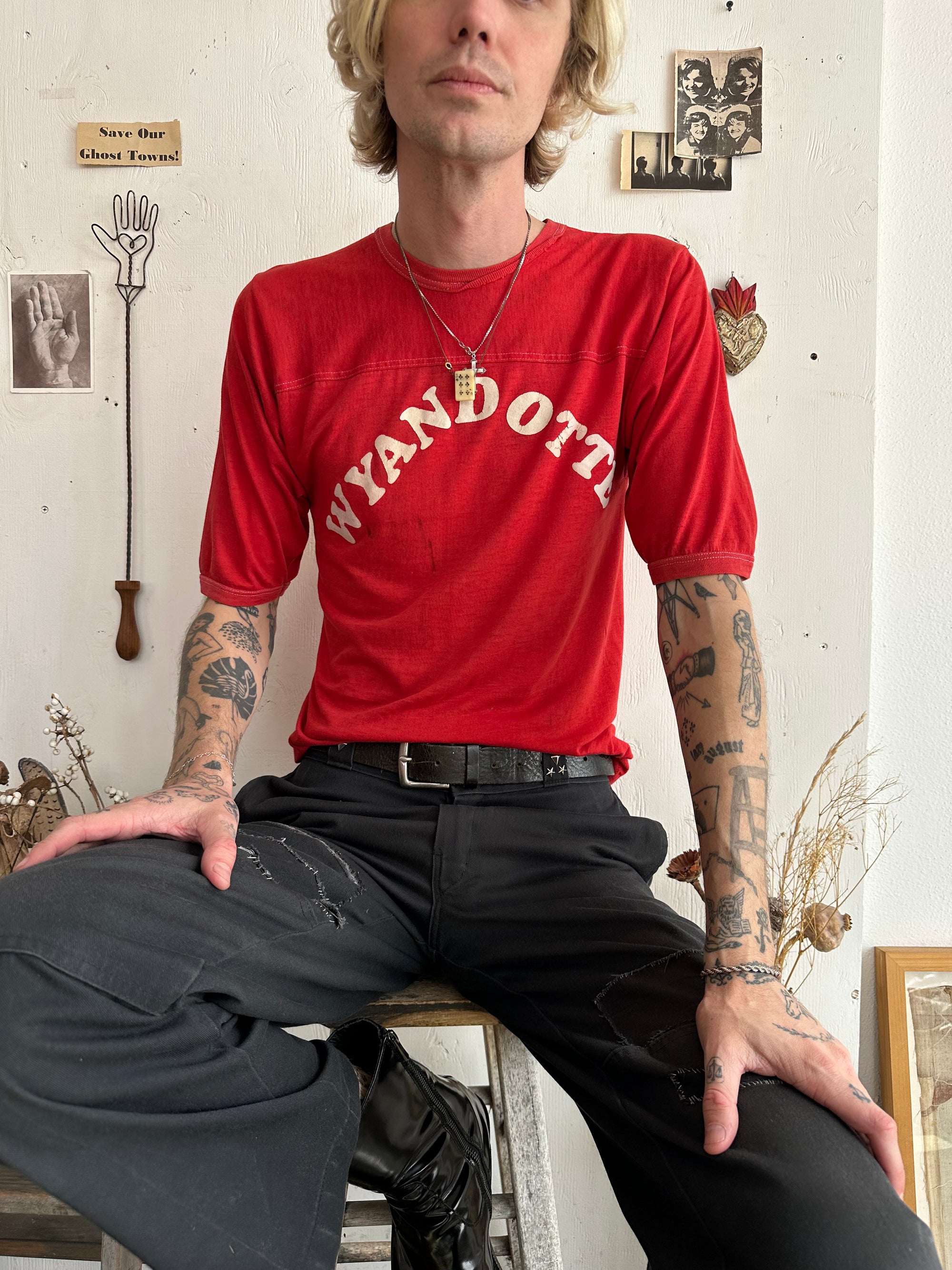 1980s Paper Thin Wyandotte Athletic Tee