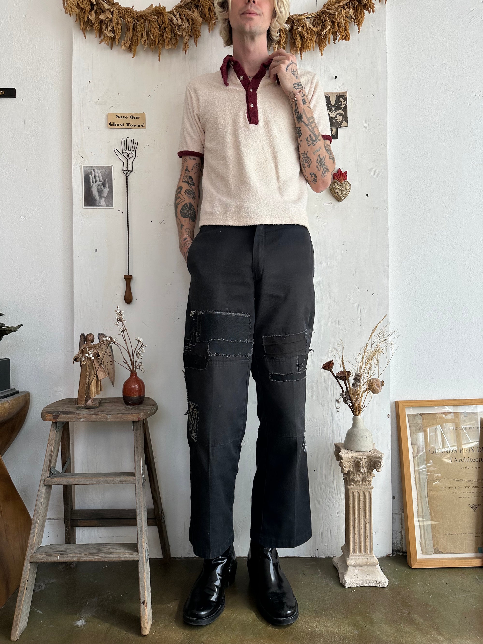 1970s Terry Cloth Polo Shirt