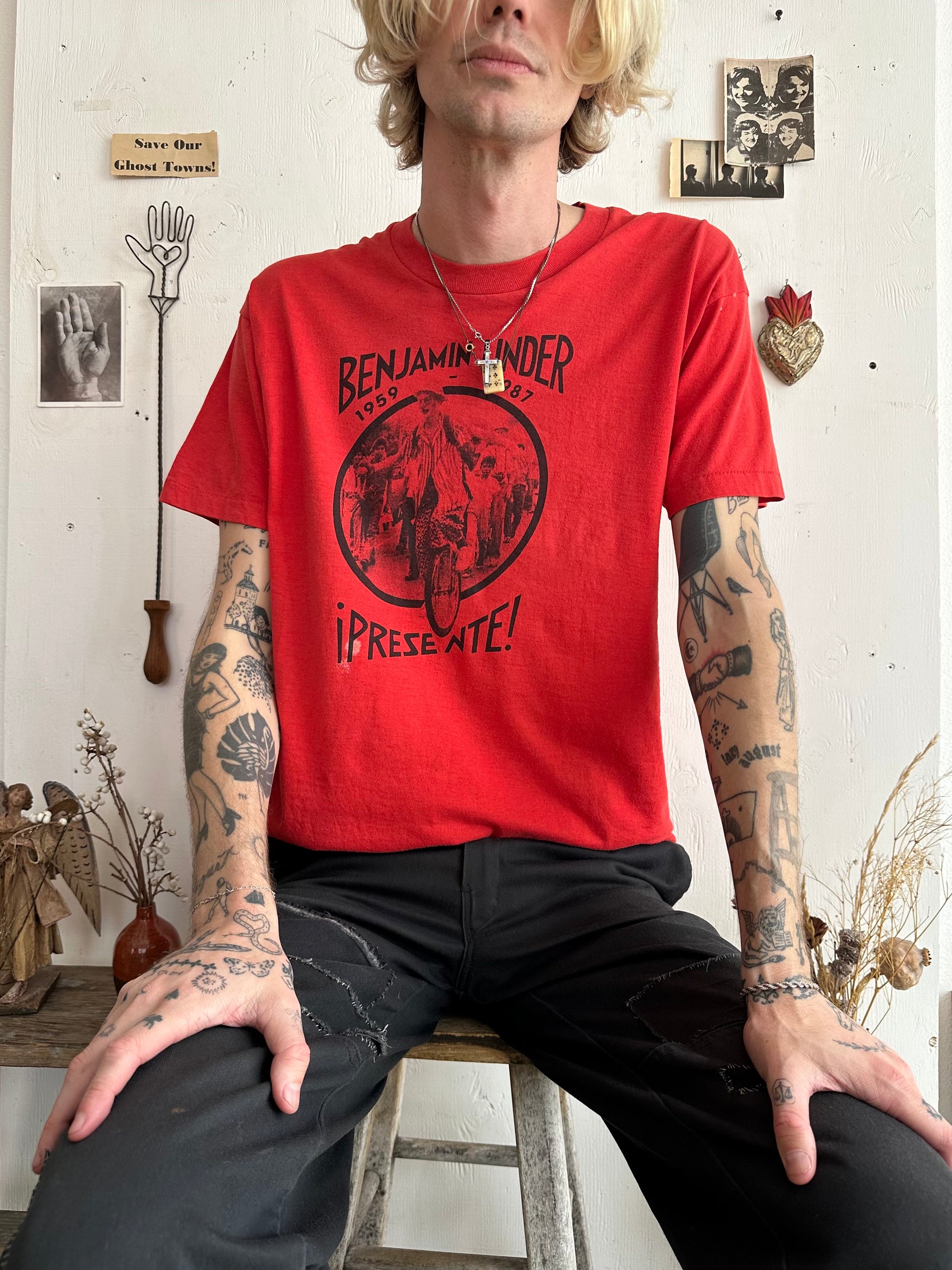 1987 Benjamin Linder Tee