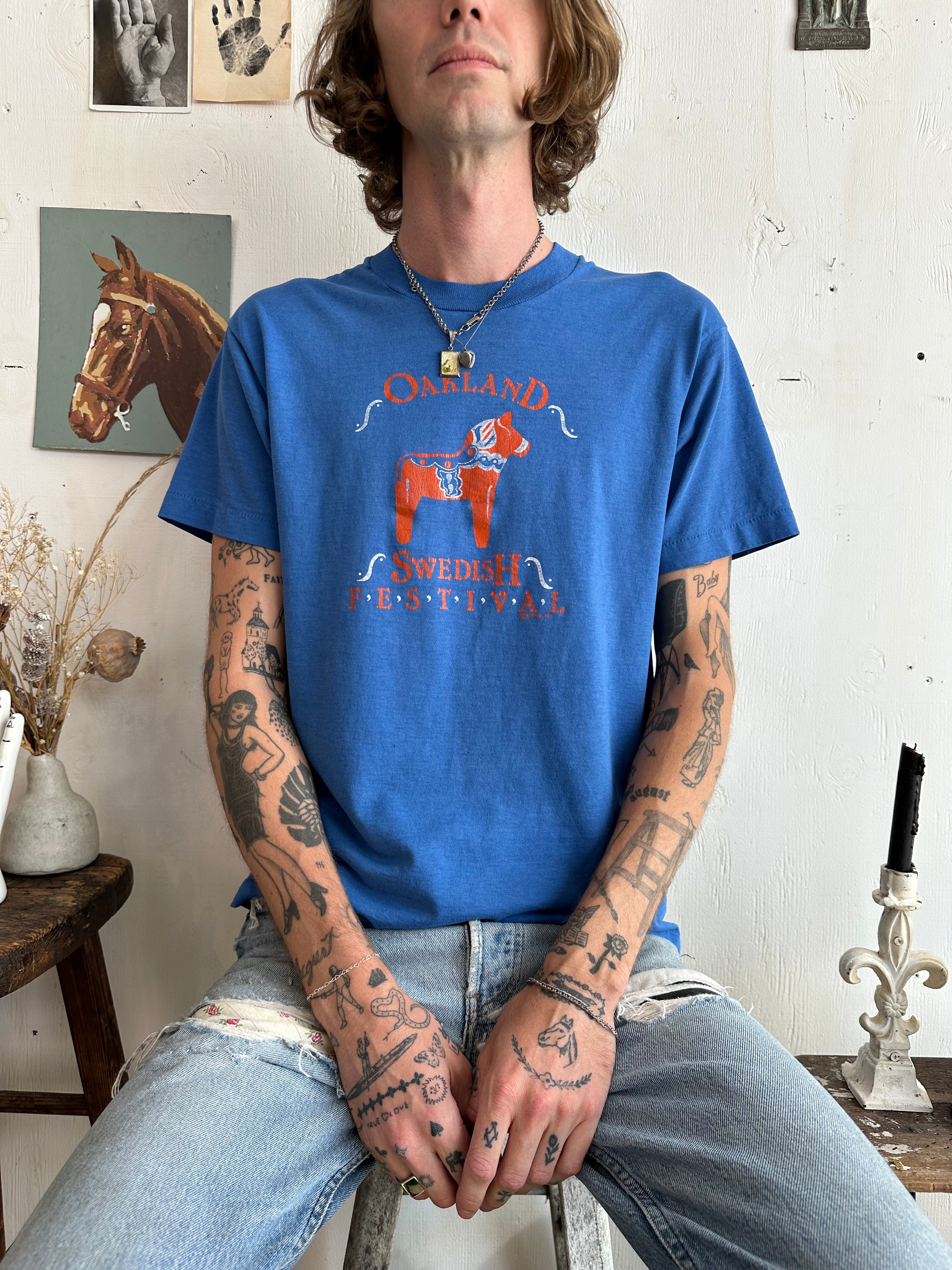 1987 Oakland Swedish Festival T-Shirt (M)