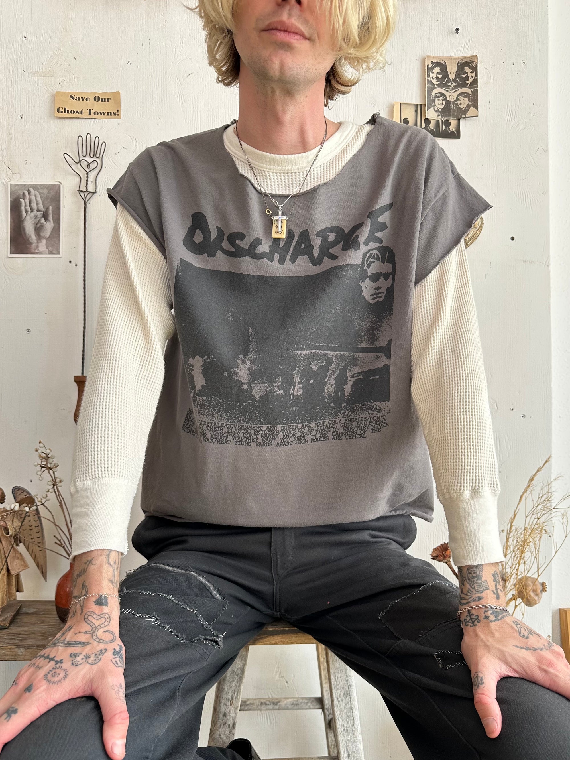 2000s Chopped Discharge Tee