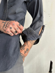1940s Hercules Thrashed and Repaired Button Up (L/XL)