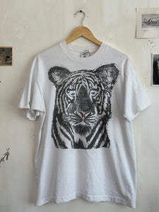 1990s White Tiger T-Shirt (XL)