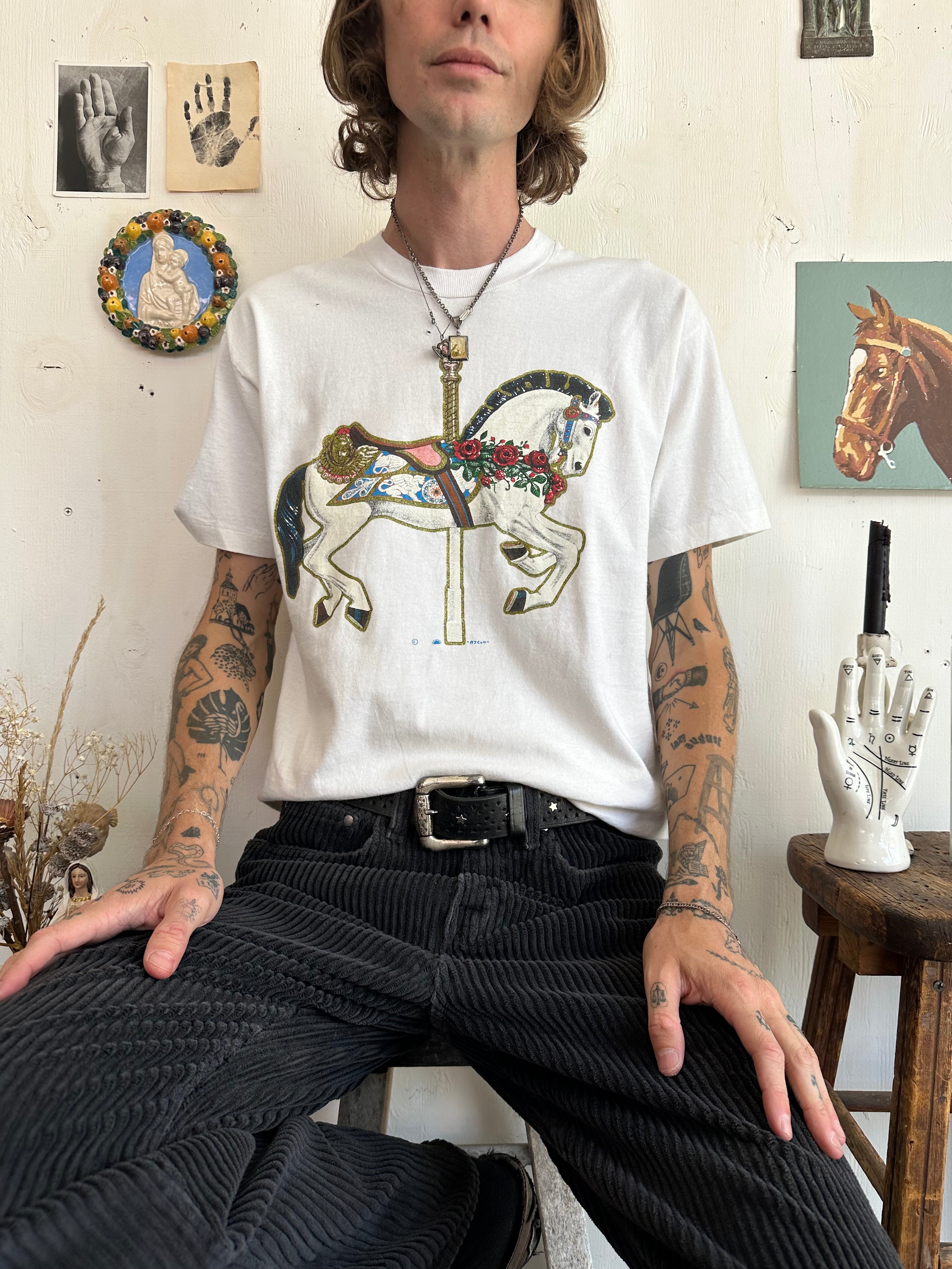 1990s Carousel Horse Tee (M/L)