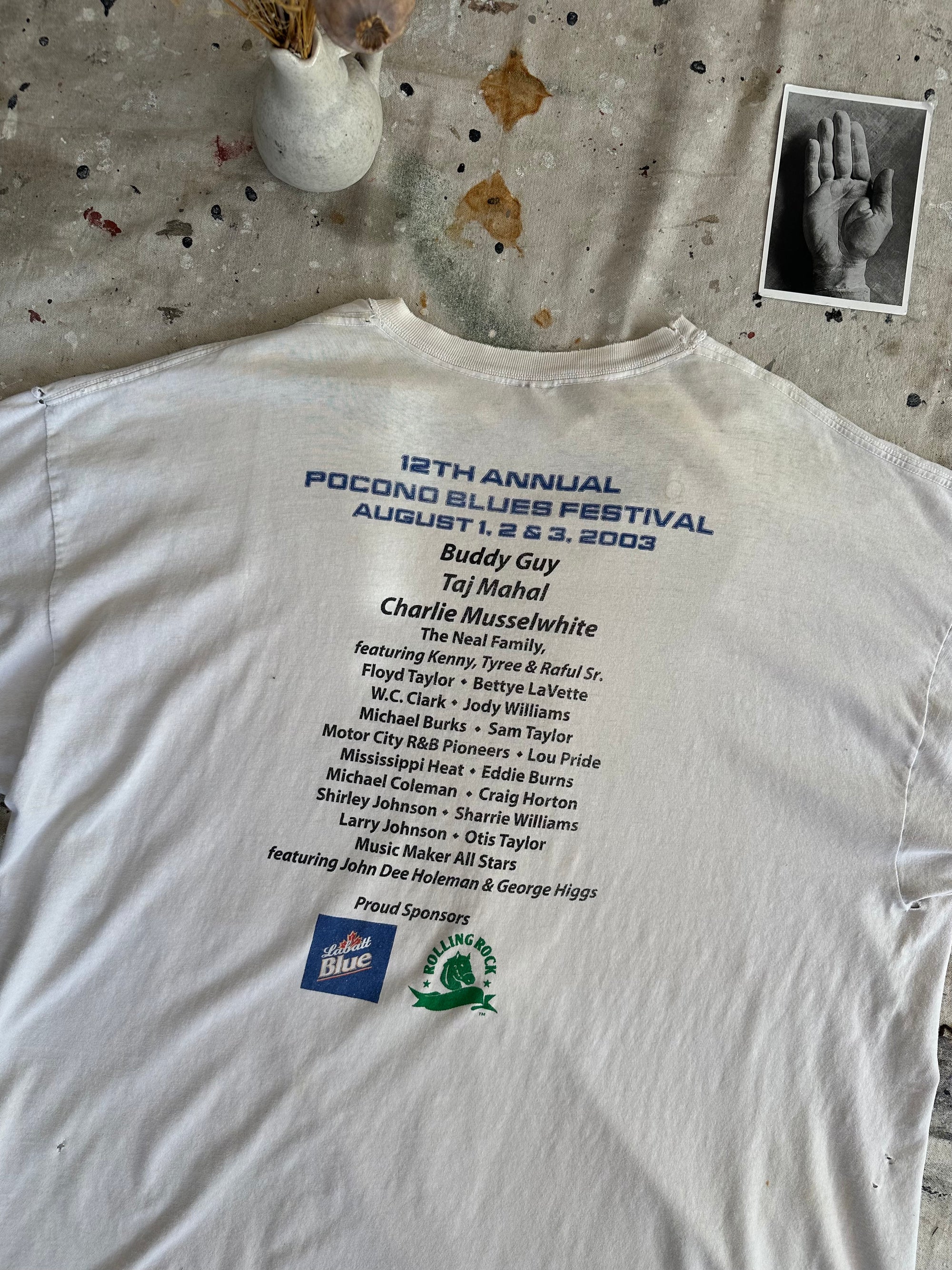 2003 Thrashed Blues Festival Oversized T-Shirt