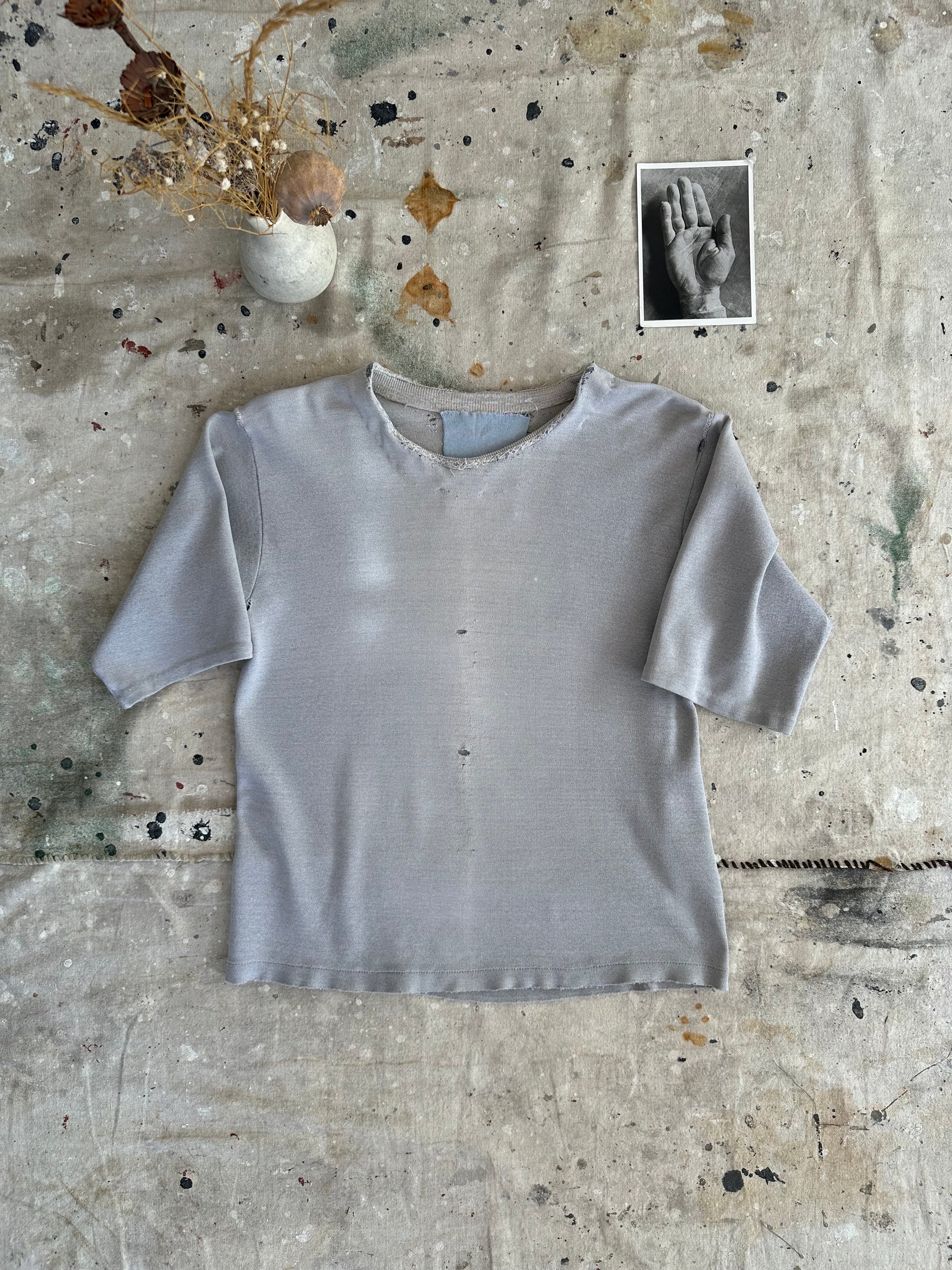 1940s Repaired Perfect Short Sleeve Sweater/Tee