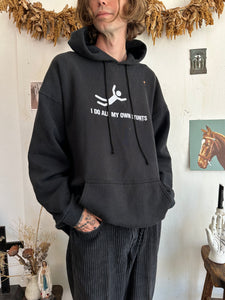 2000s I Do All My Own Stunts Hoodie (Boxy XL)