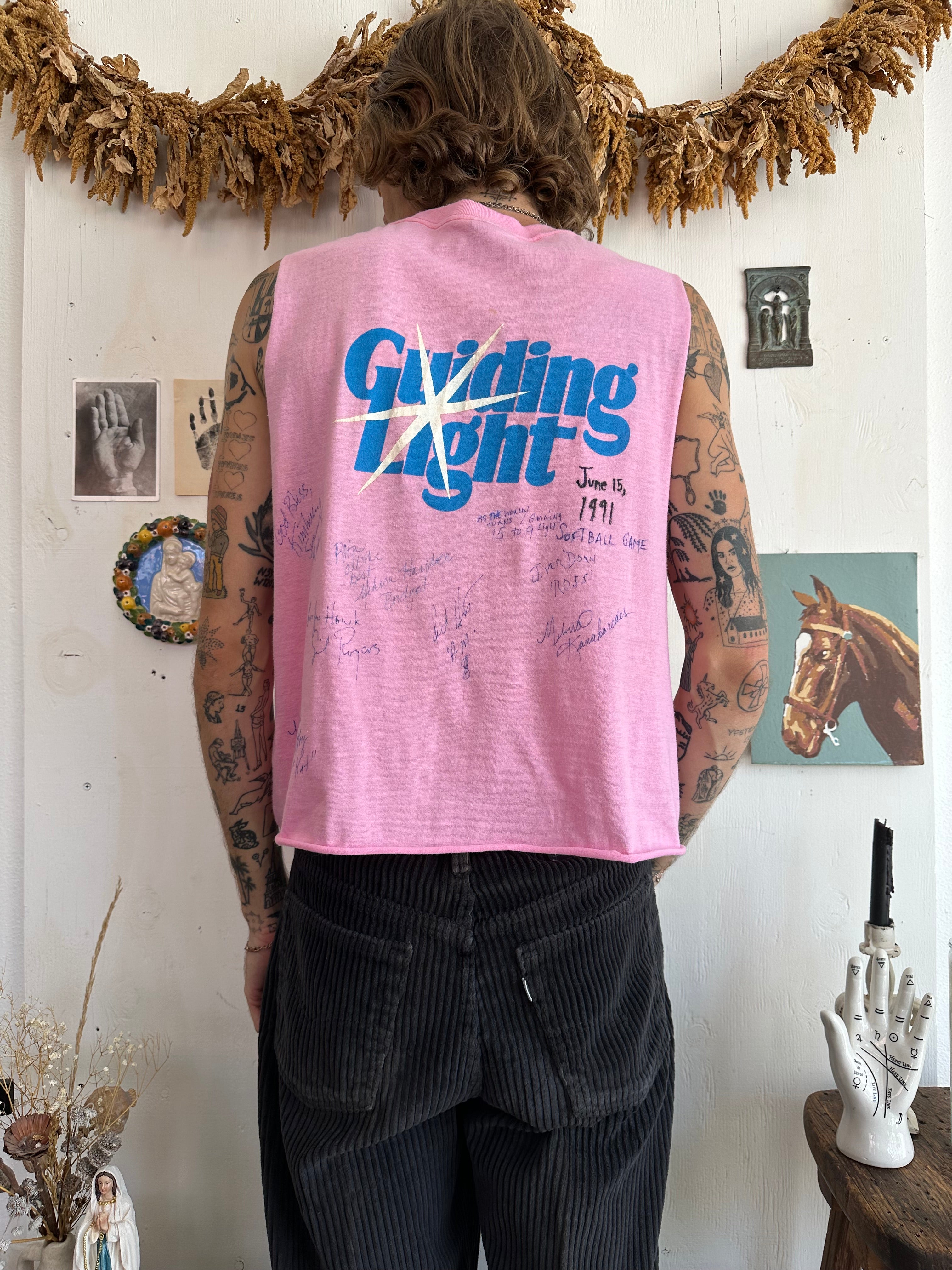 1991 Chopped Guiding Light Family Tree Muscle Tee (Boxy S/M)