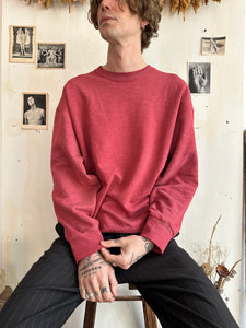 1980s Faded Brick Blank Sweatshirt (Boxy XL)