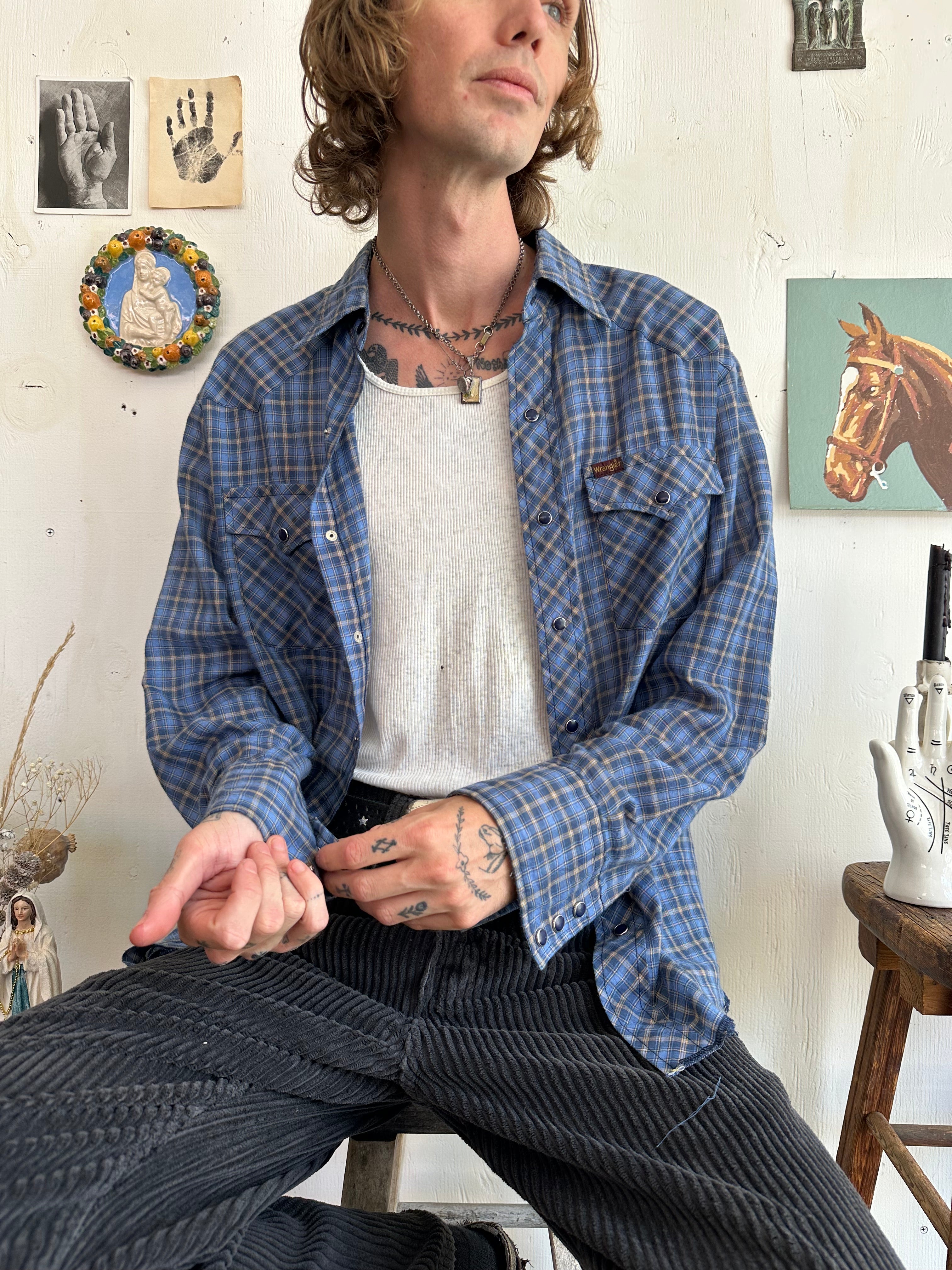 1970s Wrangler Western Shirt (XL)