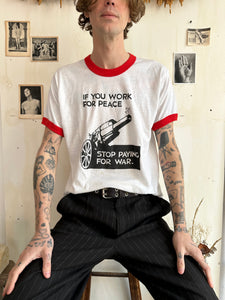 1970s Stop Paying For War Ringer (M/L)