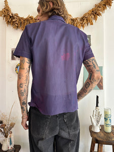 1970s Nylon Button Up (M)