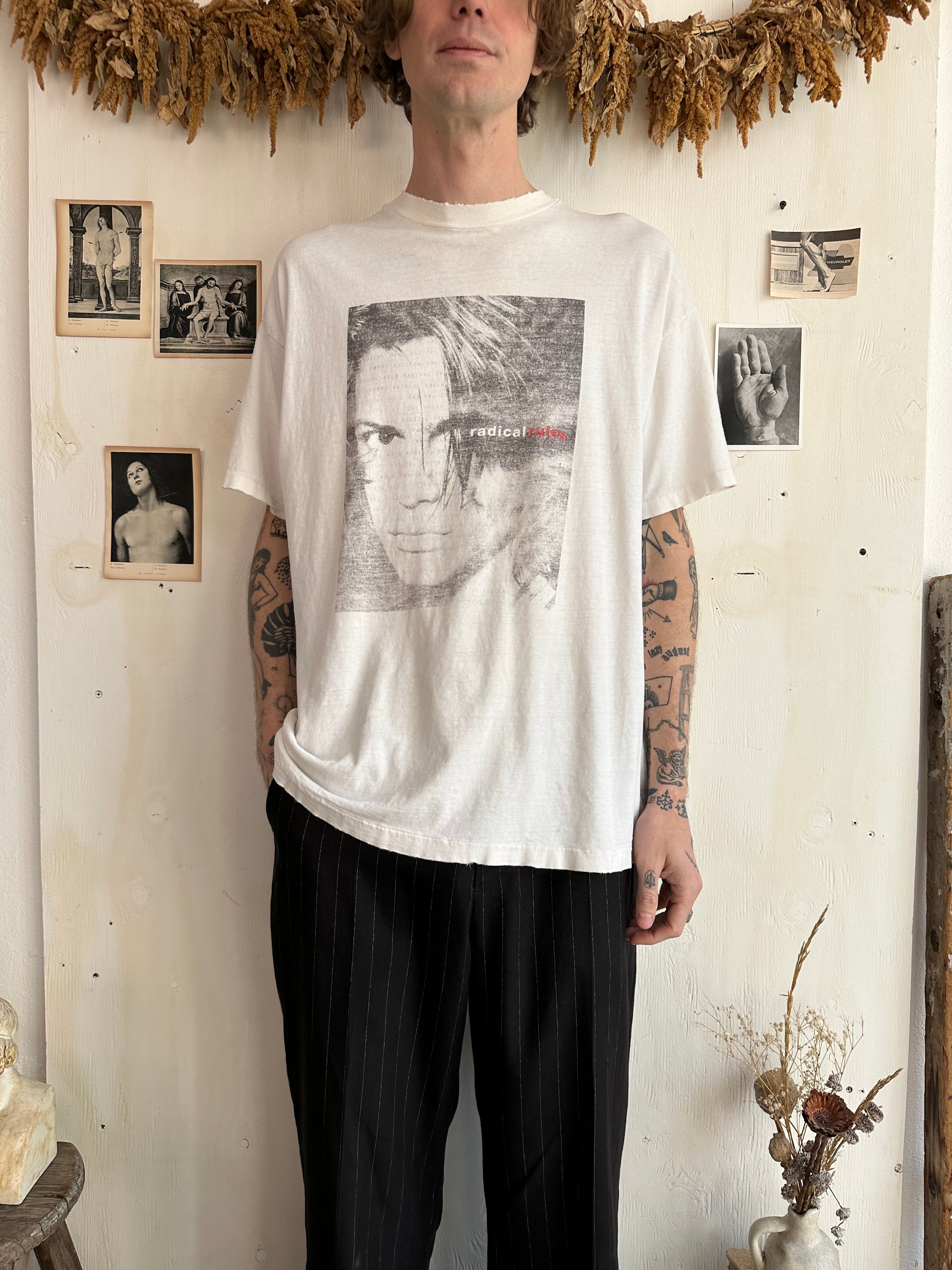 1990s Well Worn Radical Rules T-Shirt (XL