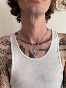 Vintage Poseidon Pendant Necklace (17")