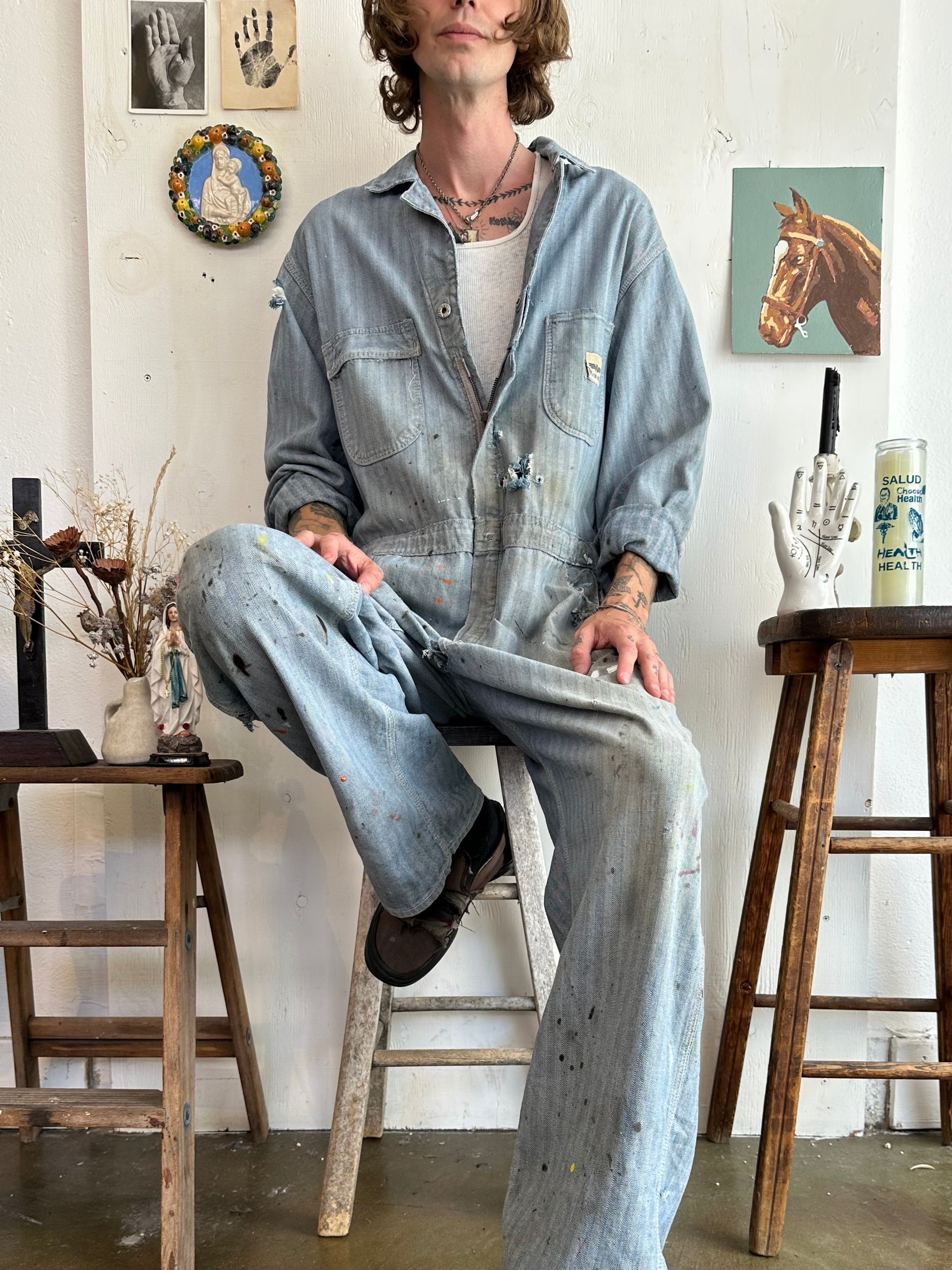 1960s Thrashed Hercules Coveralls (M/L)