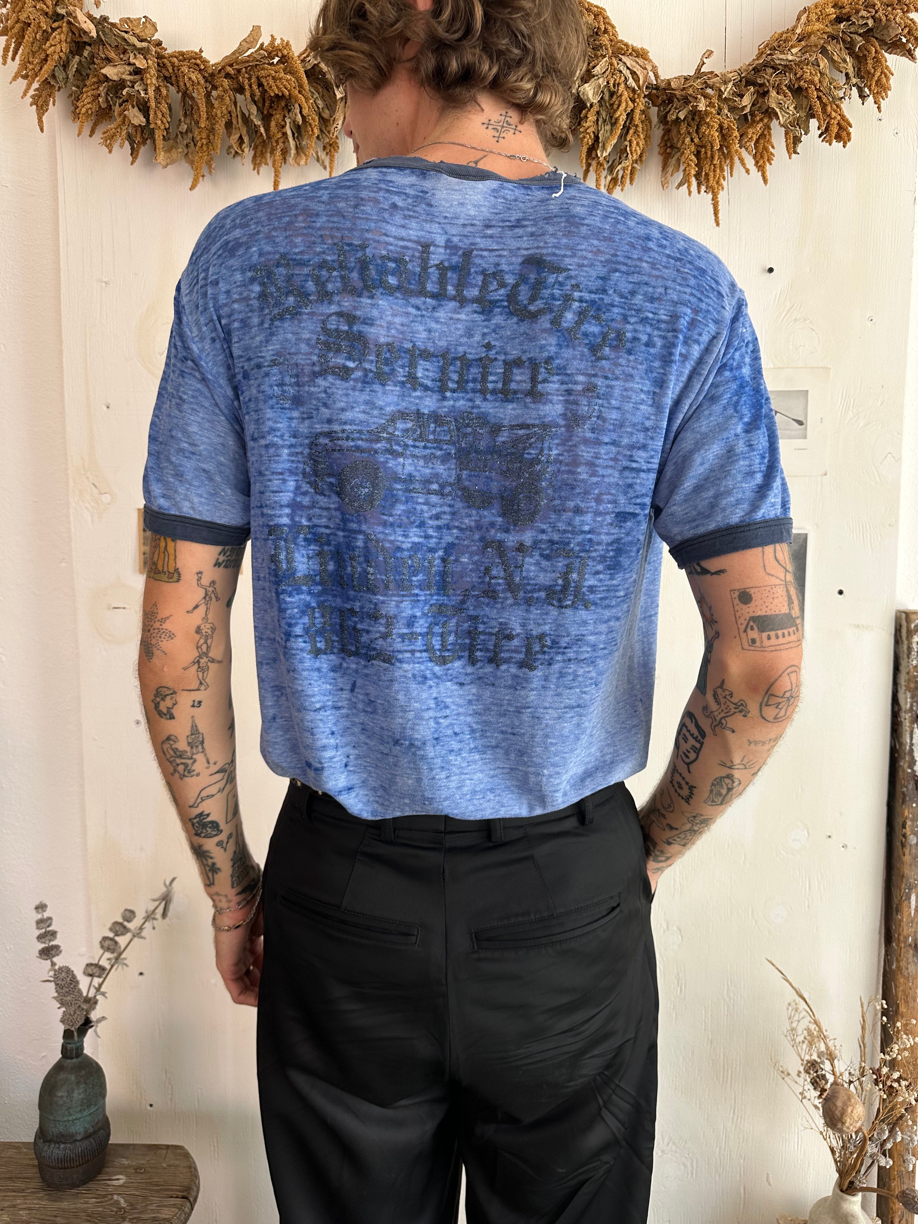 1980s Paper Thin Reliable Tire Service Tee (M/L)