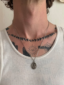 Vintage St. Jude Pendant Necklace (20")