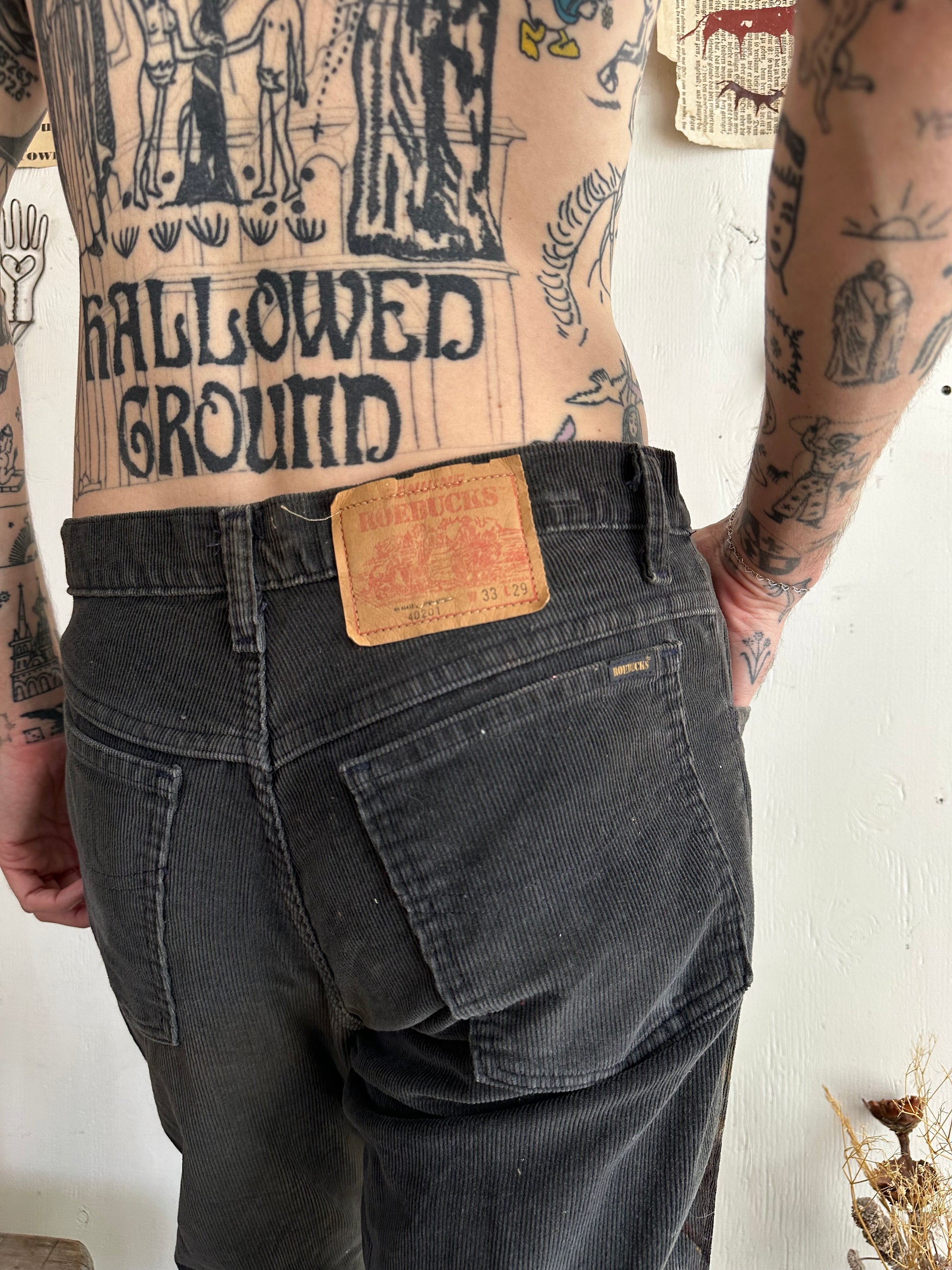 1970s Sears and Roebucks Bootcut Painter Cords