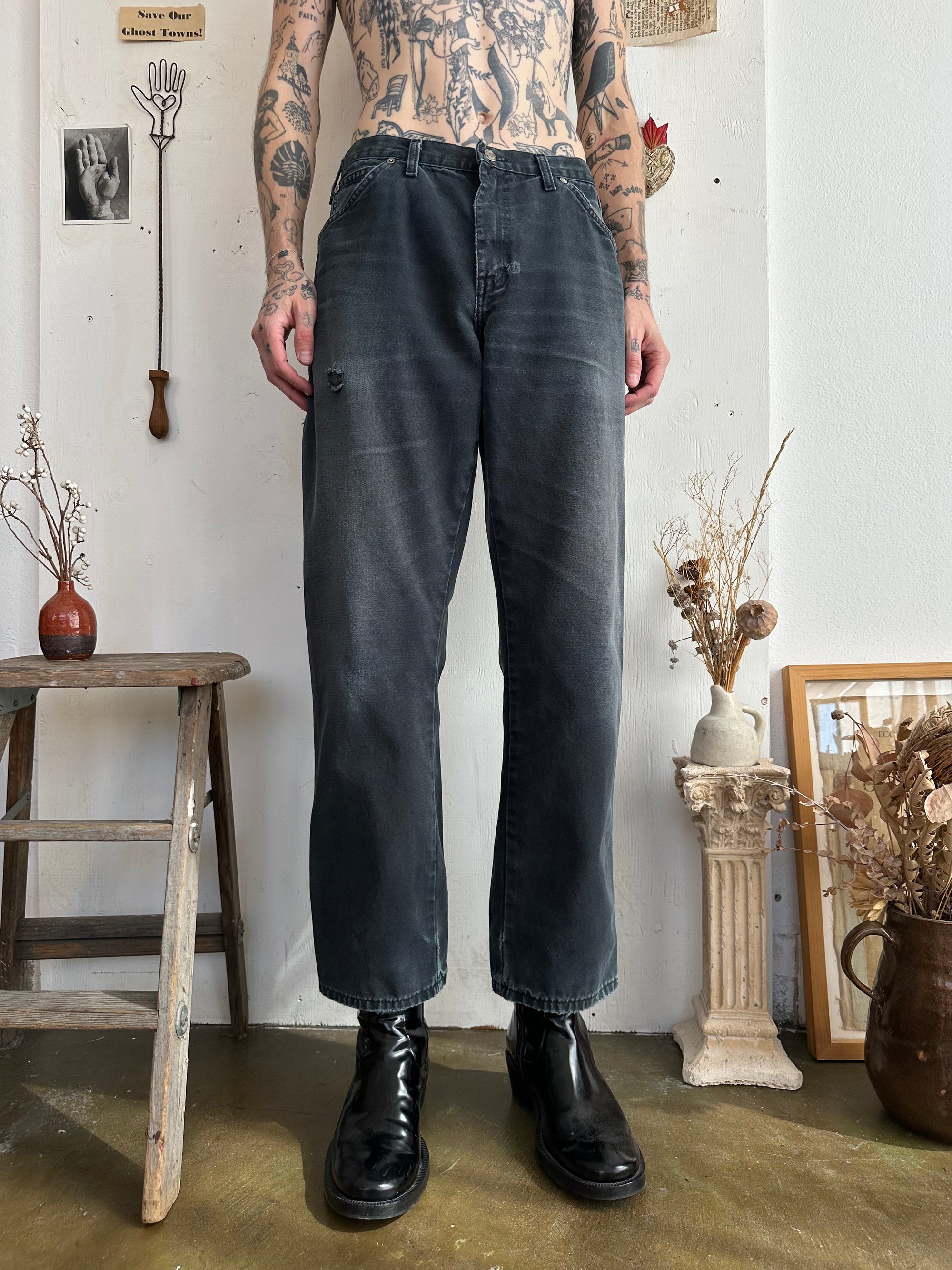 1990s Thrashed and Faded Dickies Carpenter Pants