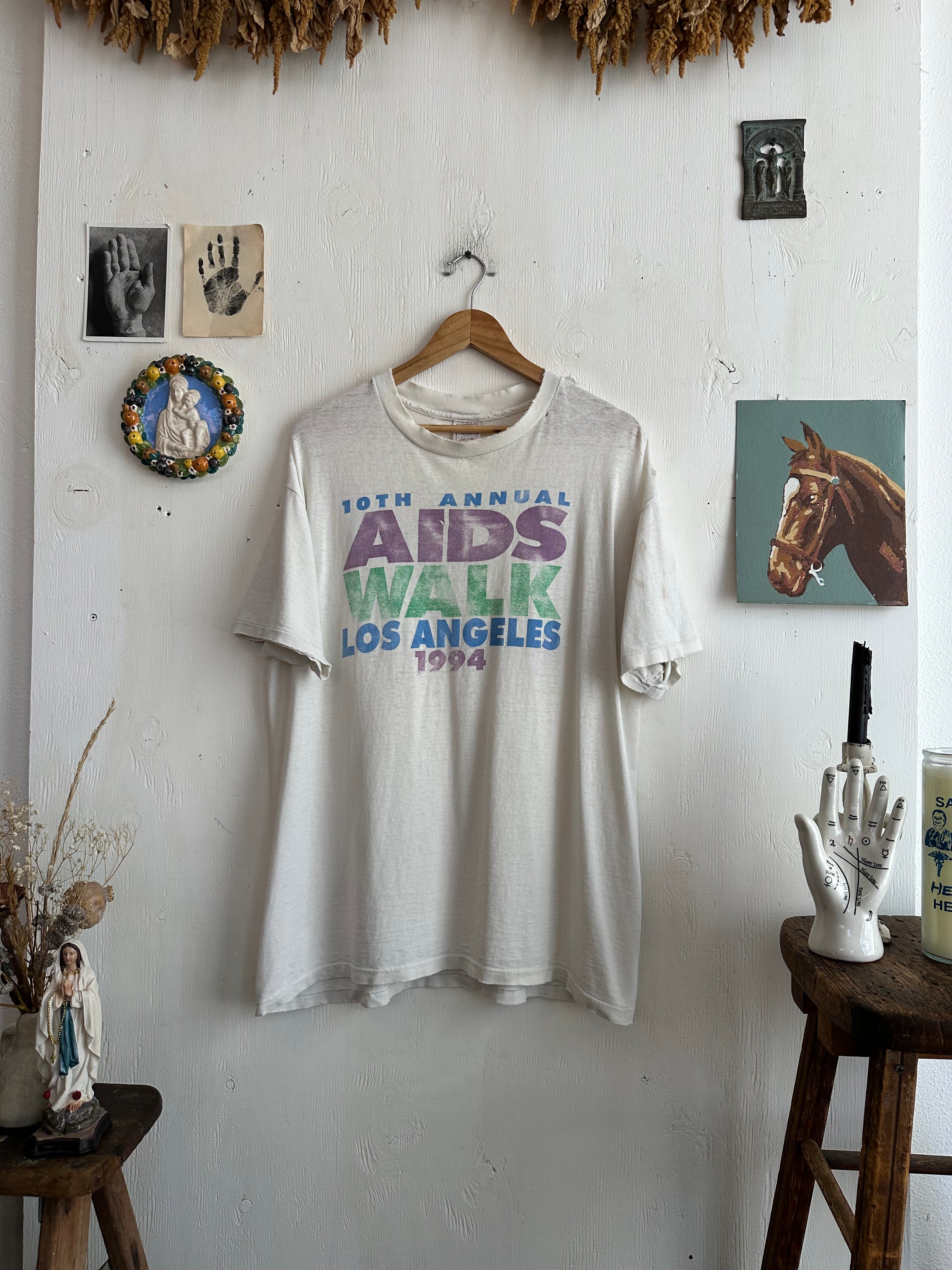 1994 Thrashed Aids Walk Los Angeles Tee (XL)