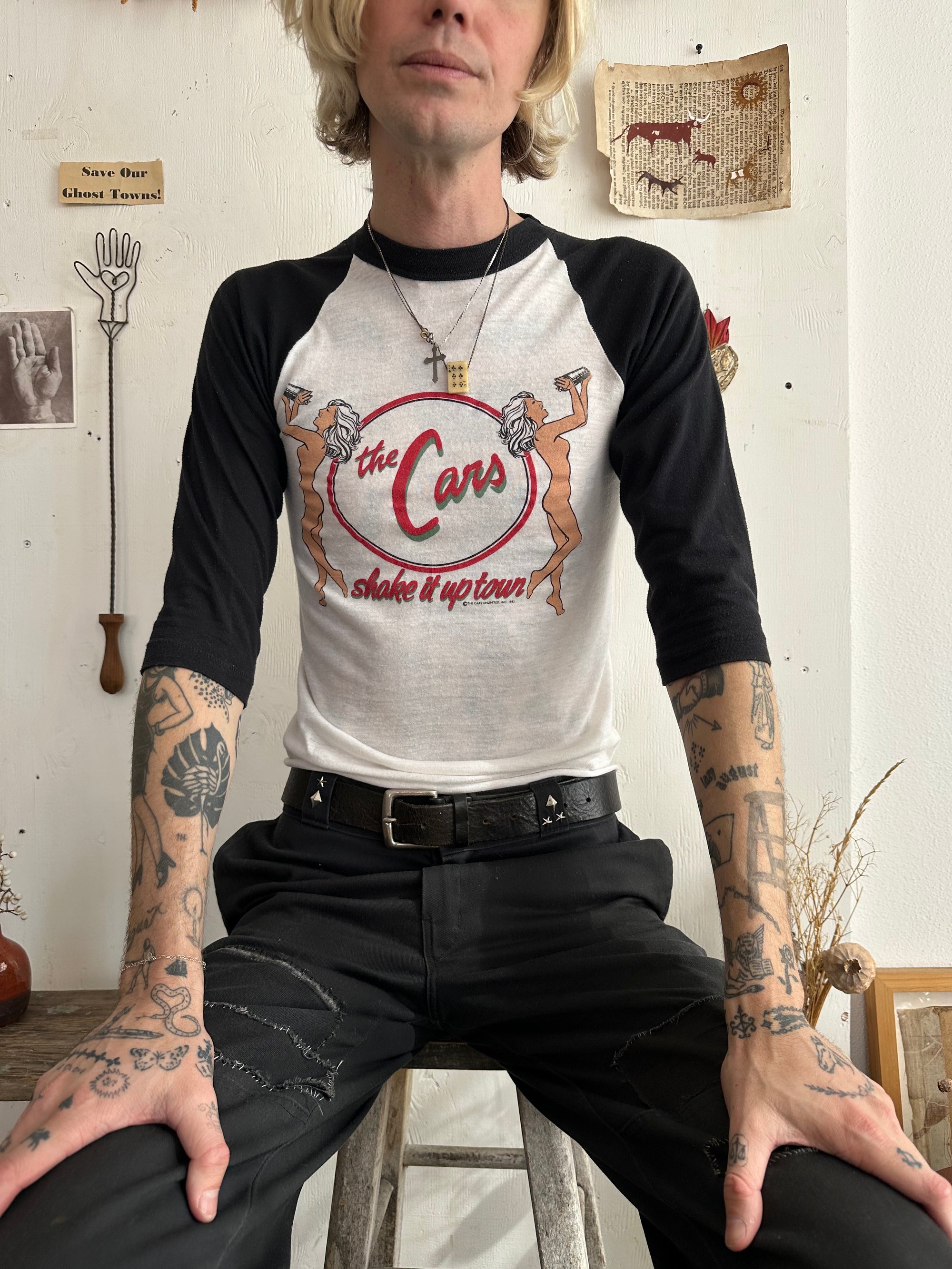 1982 The Cars Baseball Tee