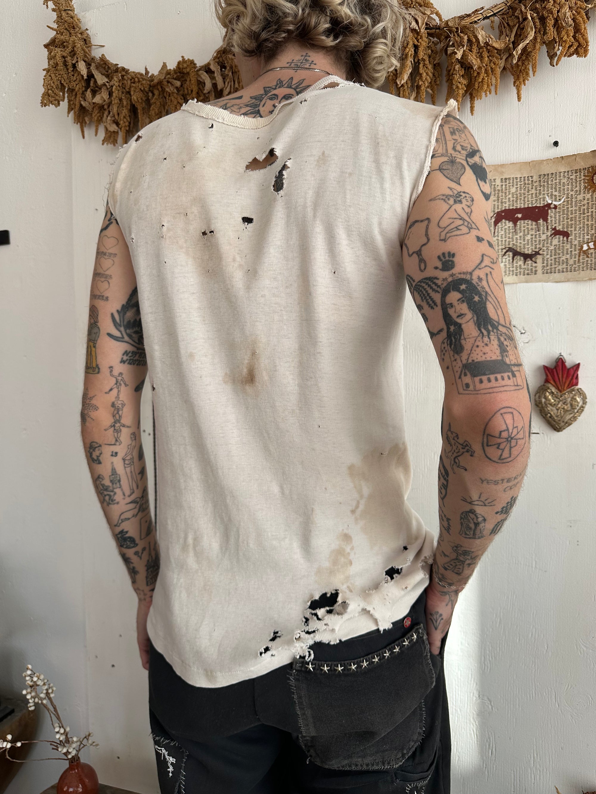 1940s Thrashed Muscle Tank