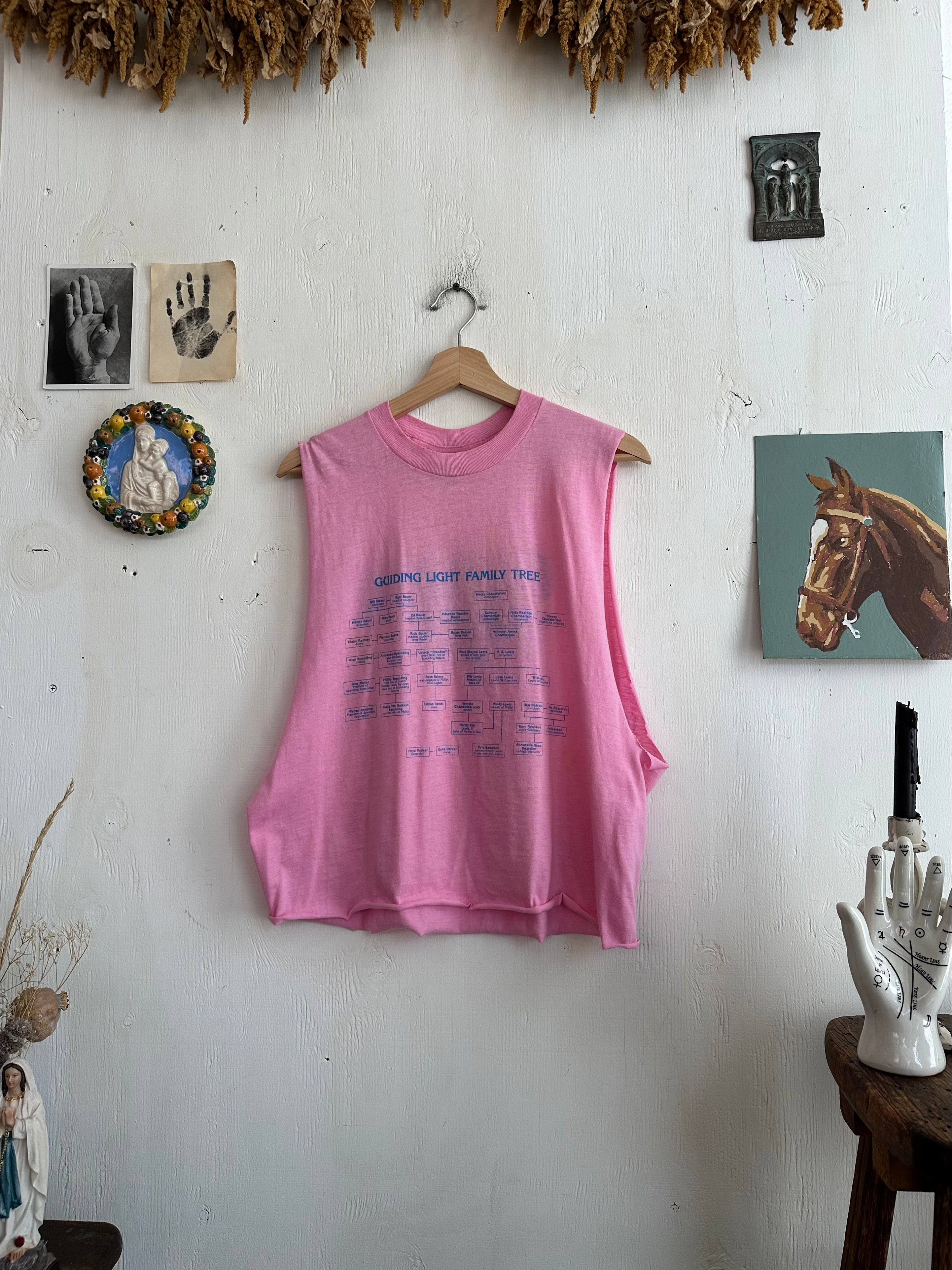 1991 Chopped Guiding Light Family Tree Muscle Tee (Boxy S/M)