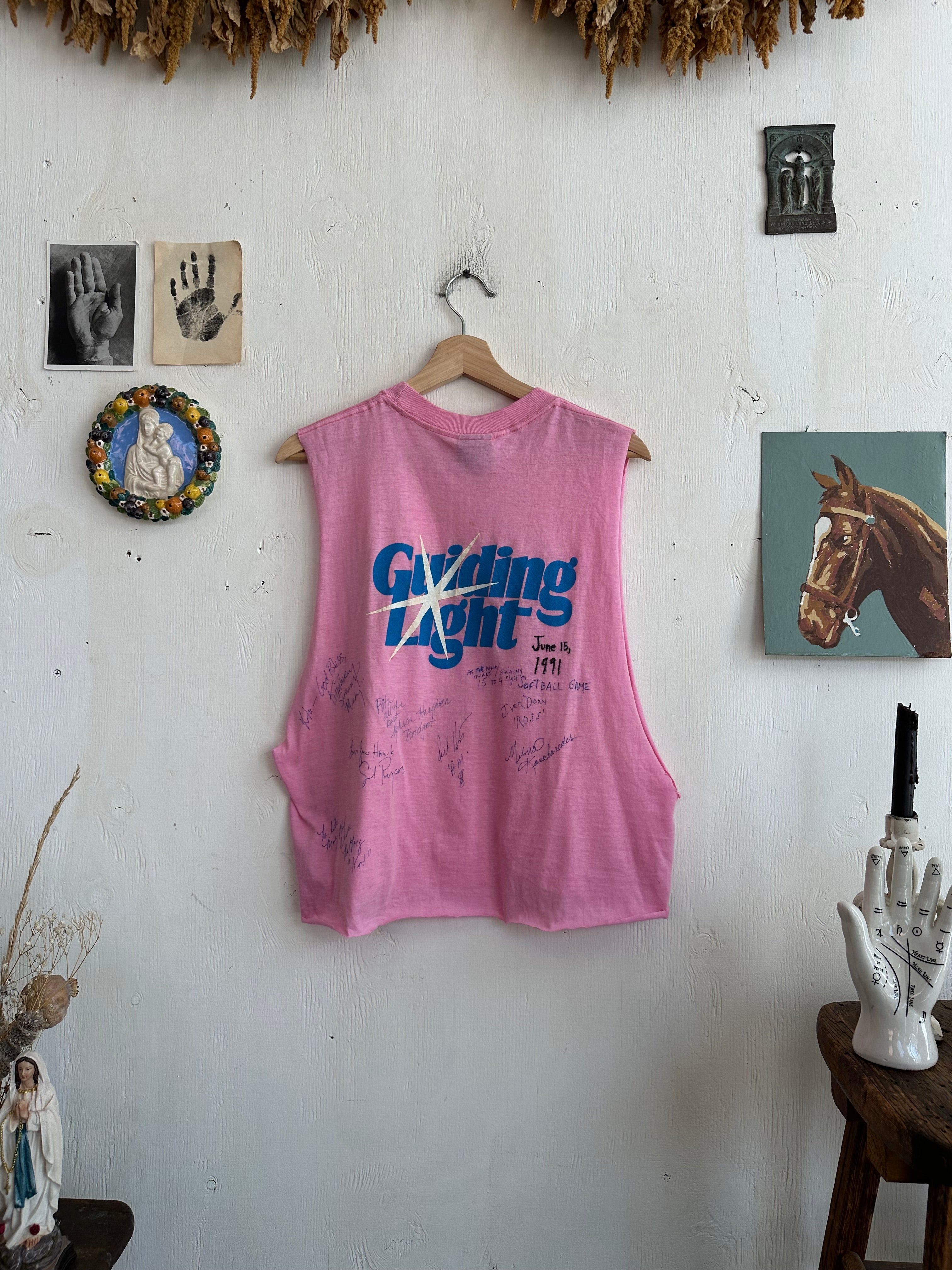 1991 Chopped Guiding Light Family Tree Muscle Tee (Boxy S/M)