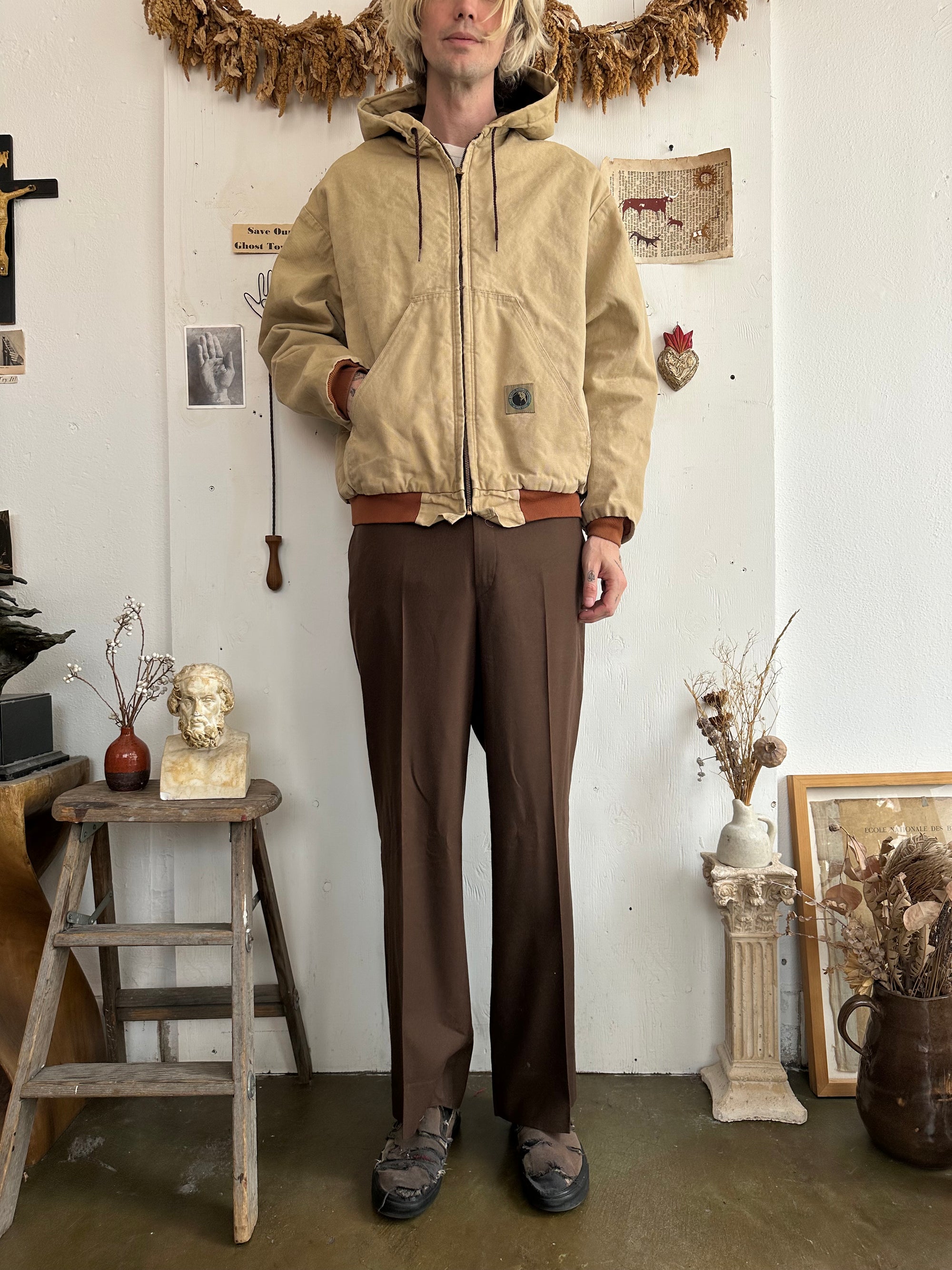 1990s Thick Work Zip-Up Hoodie