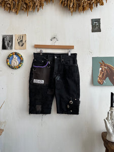 2000s Heavily Patched Crust Punk Shorts (30/11)
