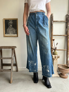 1970s Paint-Stained Jeans (L 31 x 28))