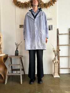 1980s Sun-Faded Chore Overcoat (XXL)