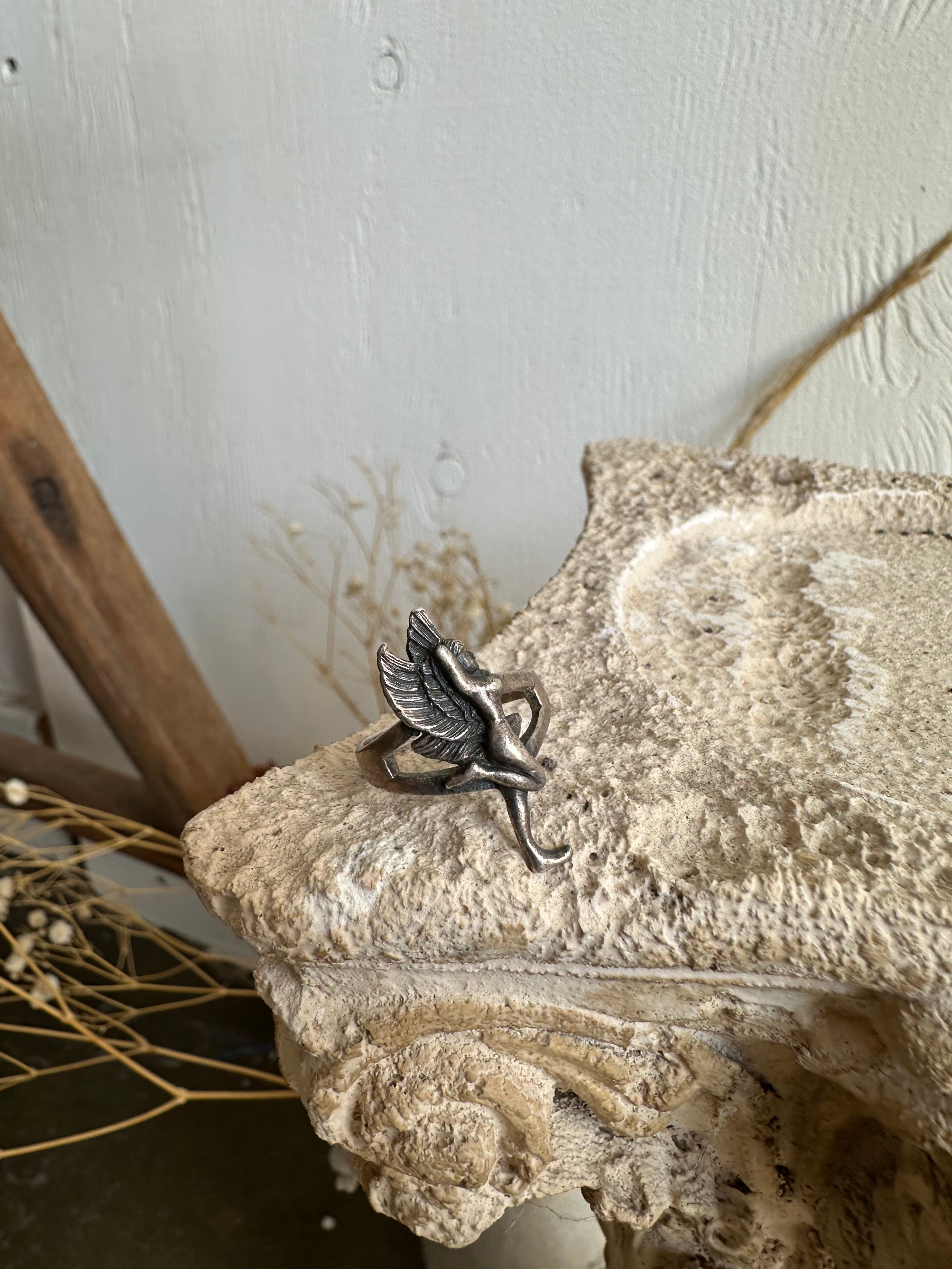 Vintage Sterling Fairy Ring