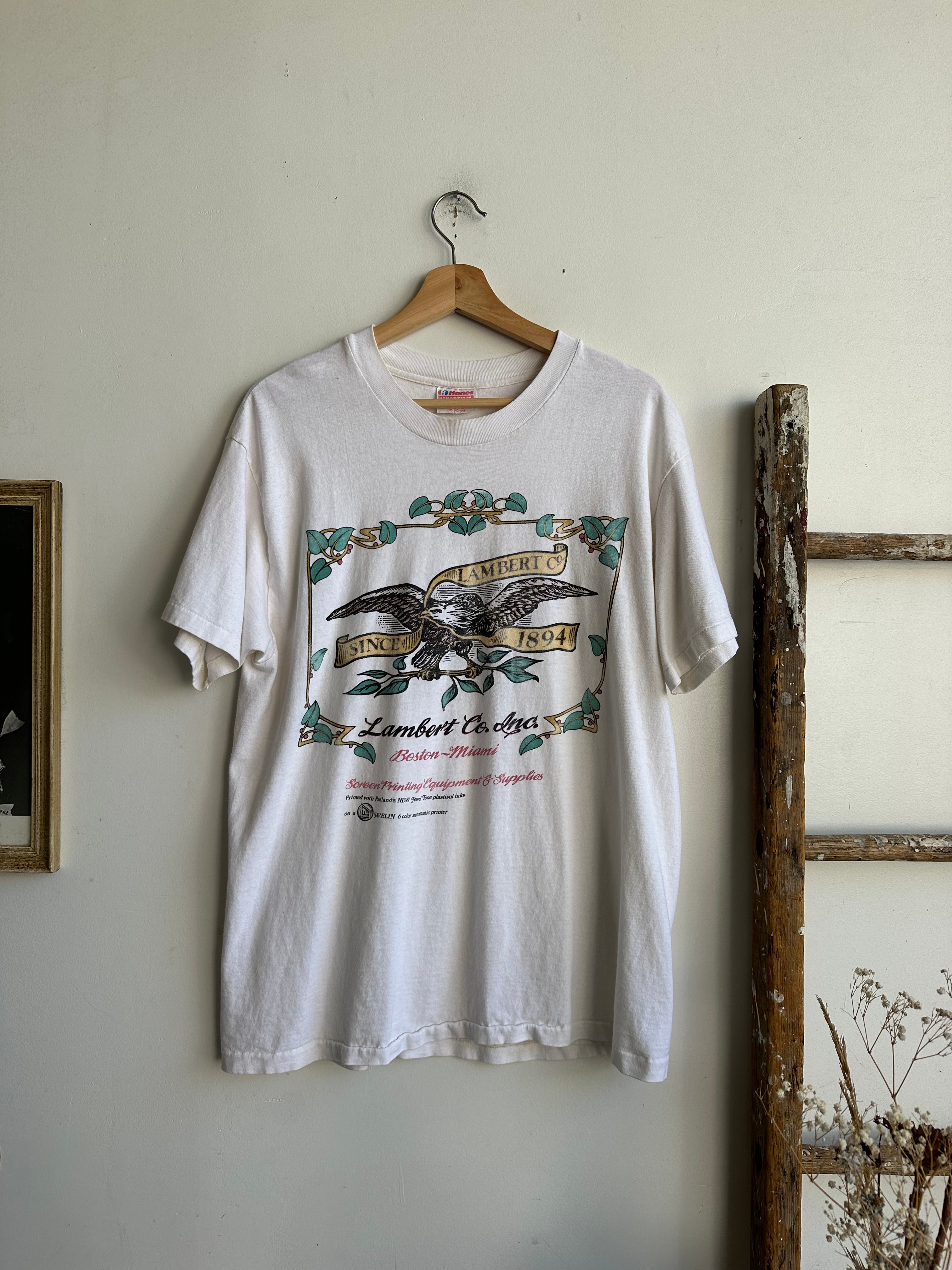 1980s Lambert Screen Printing Supplies Tee (L)