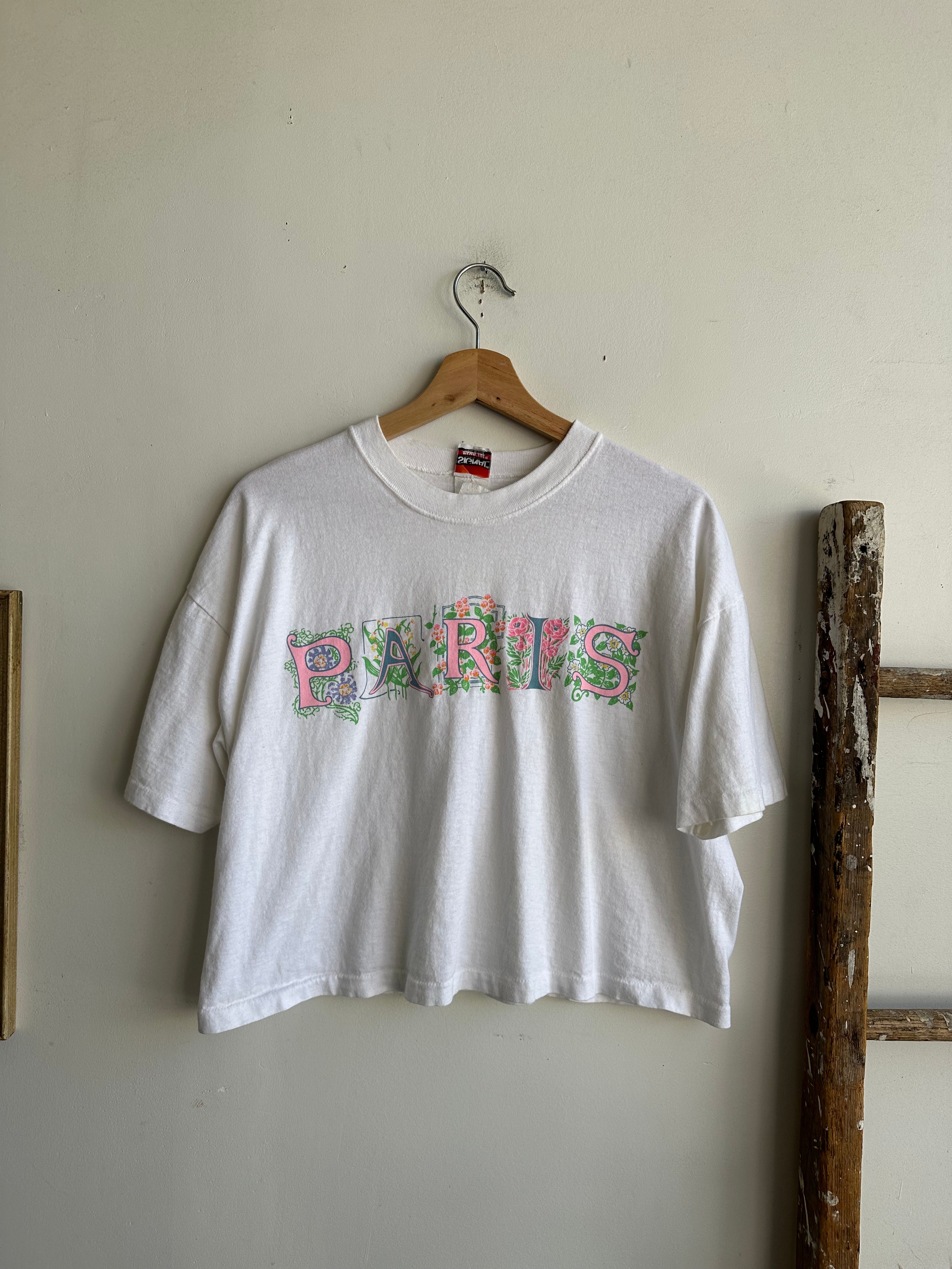 1980s Faded Paris Tee (Boxy S/M)