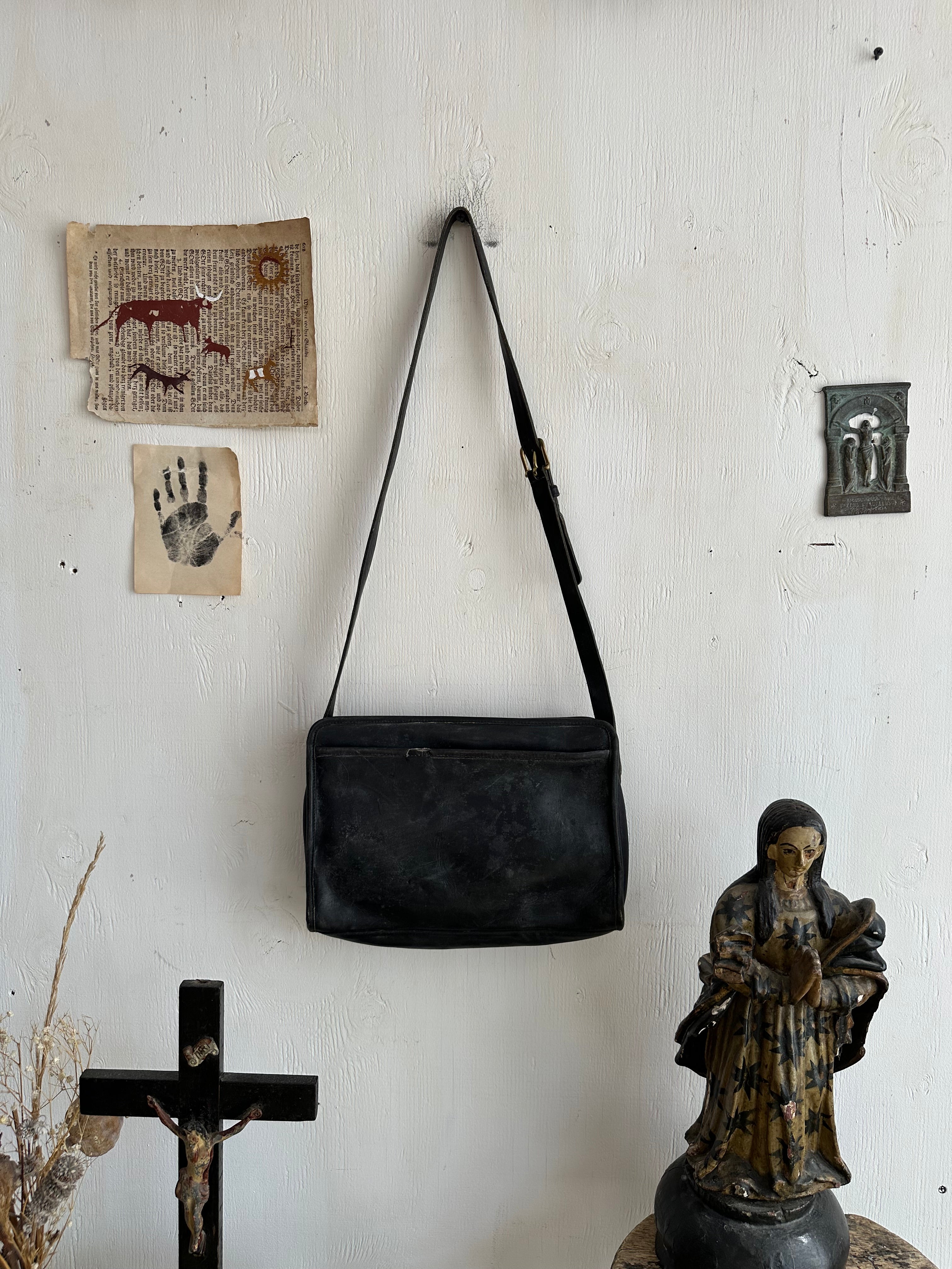Vintage Leather Coach Bag